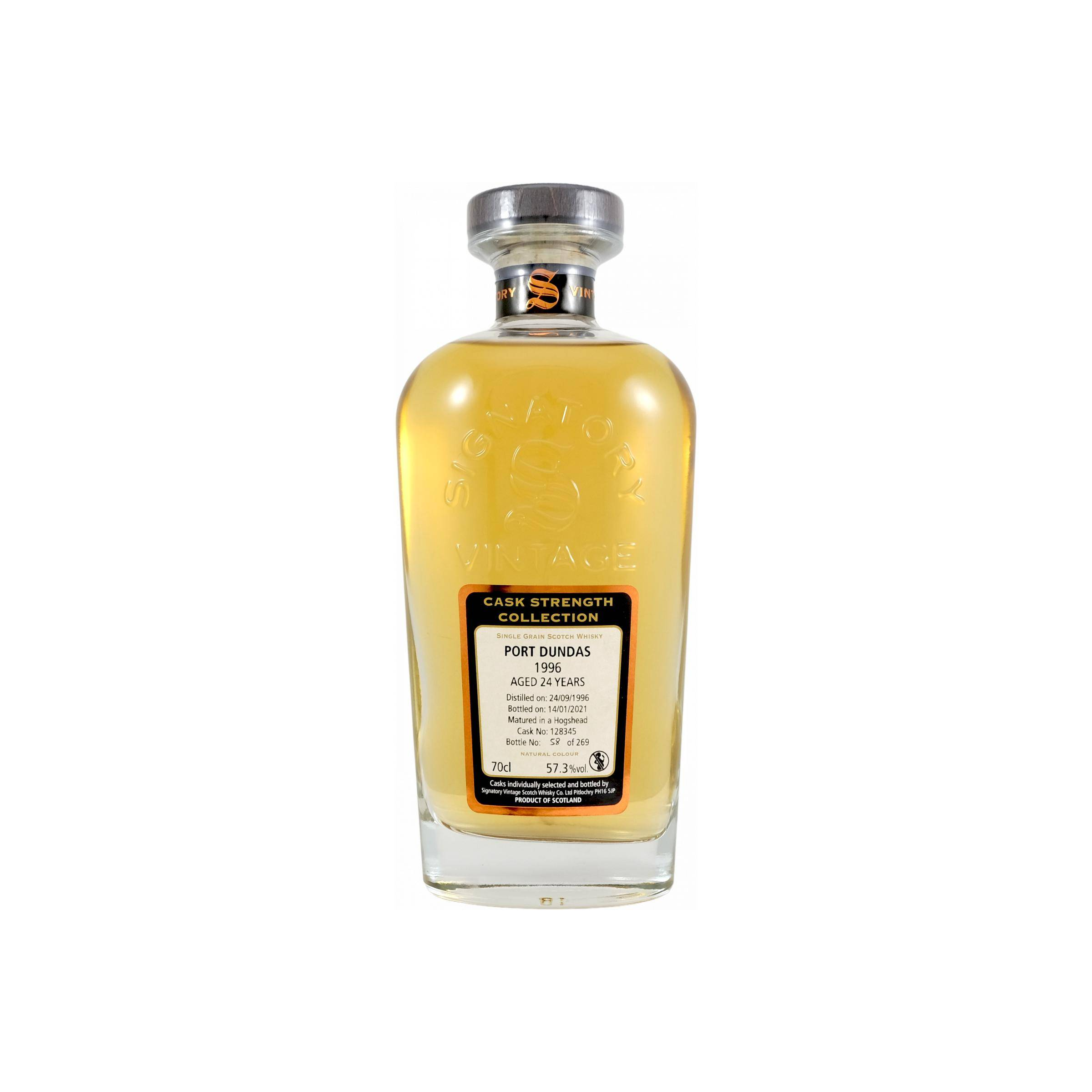 Port Dundas Cask Strength Collection 1996 24 Years Single Grain Whisky