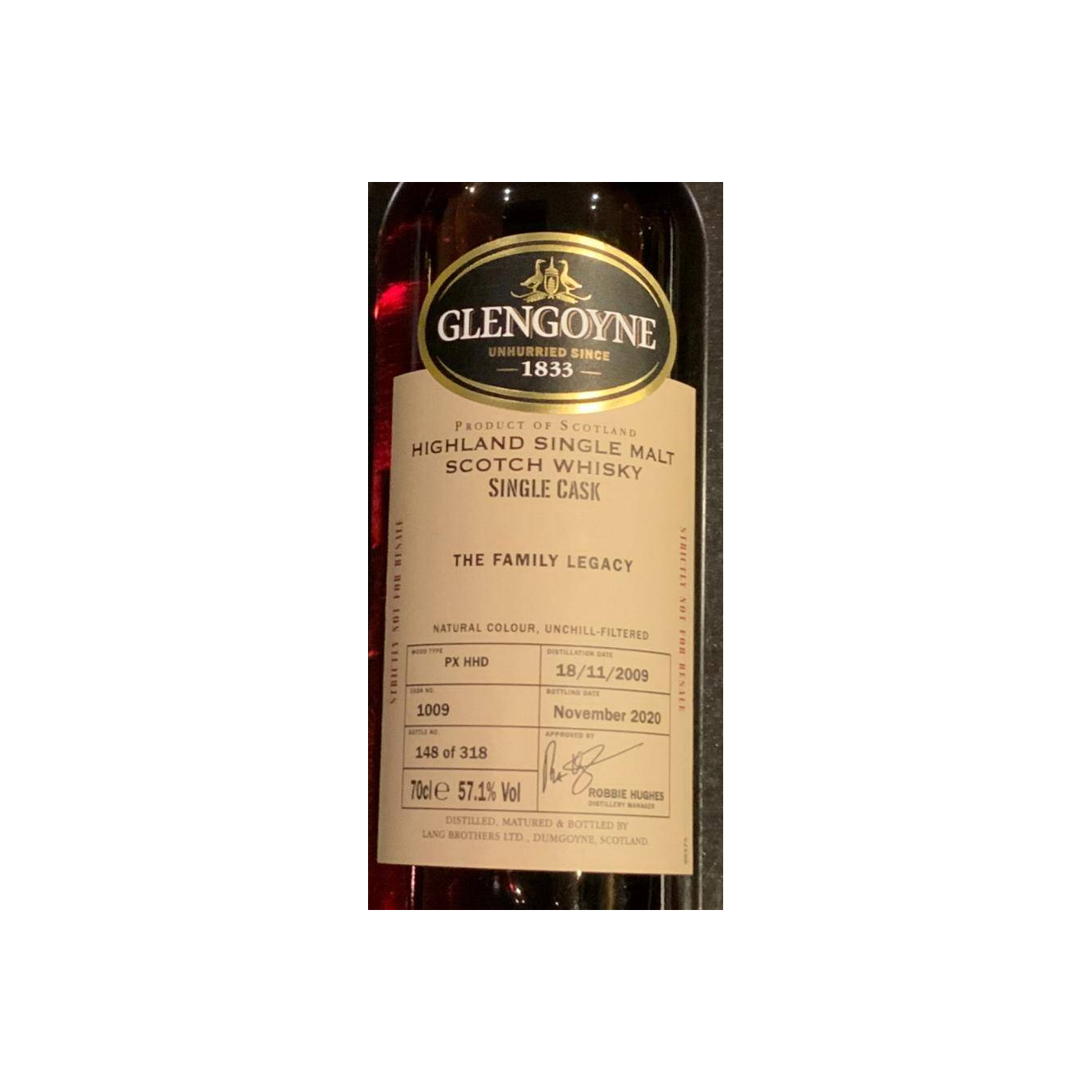 Glengoyne Single Cask 2009 11 Years Single Malt Whisky 2