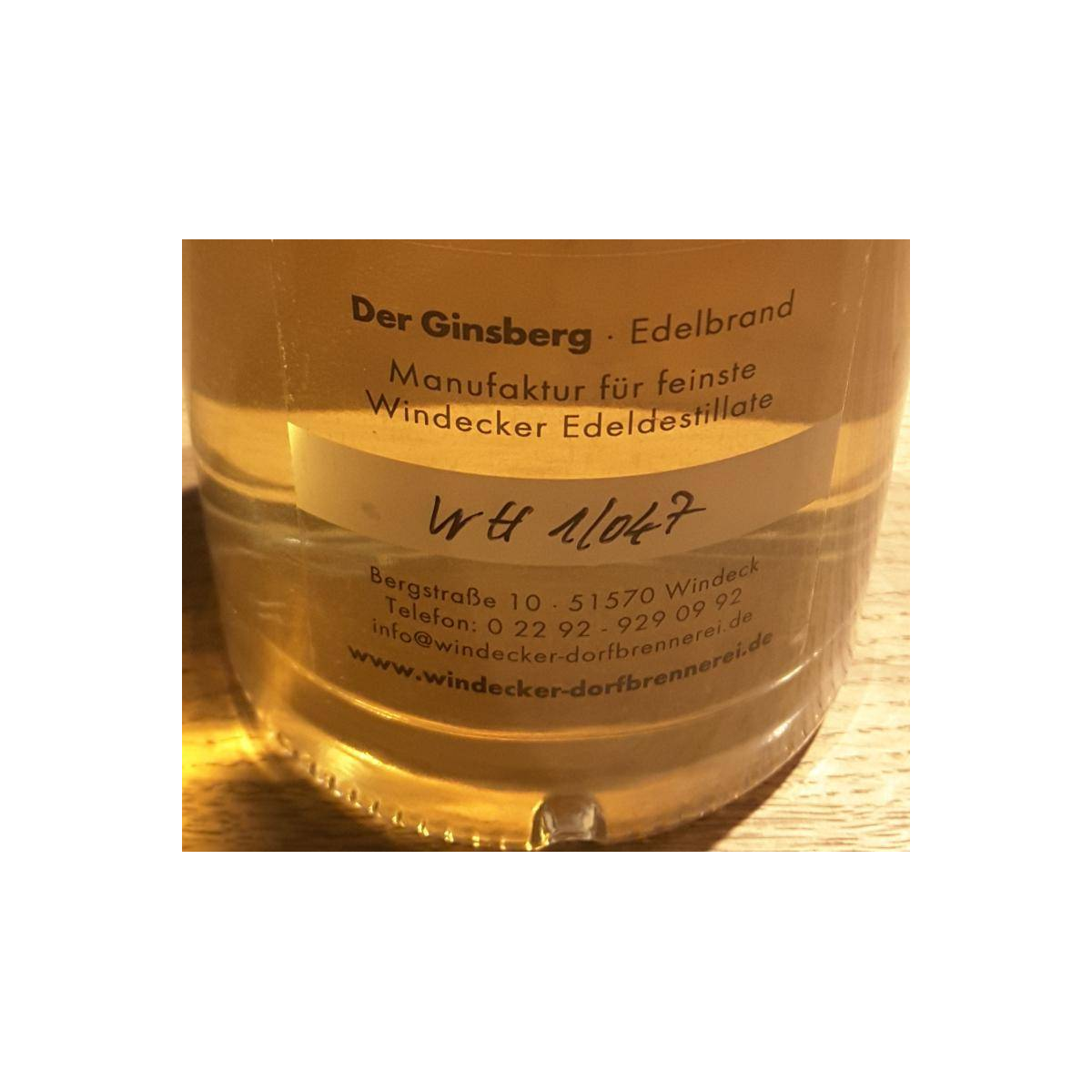 Der Ginsberg Handcrafted Whisky 3