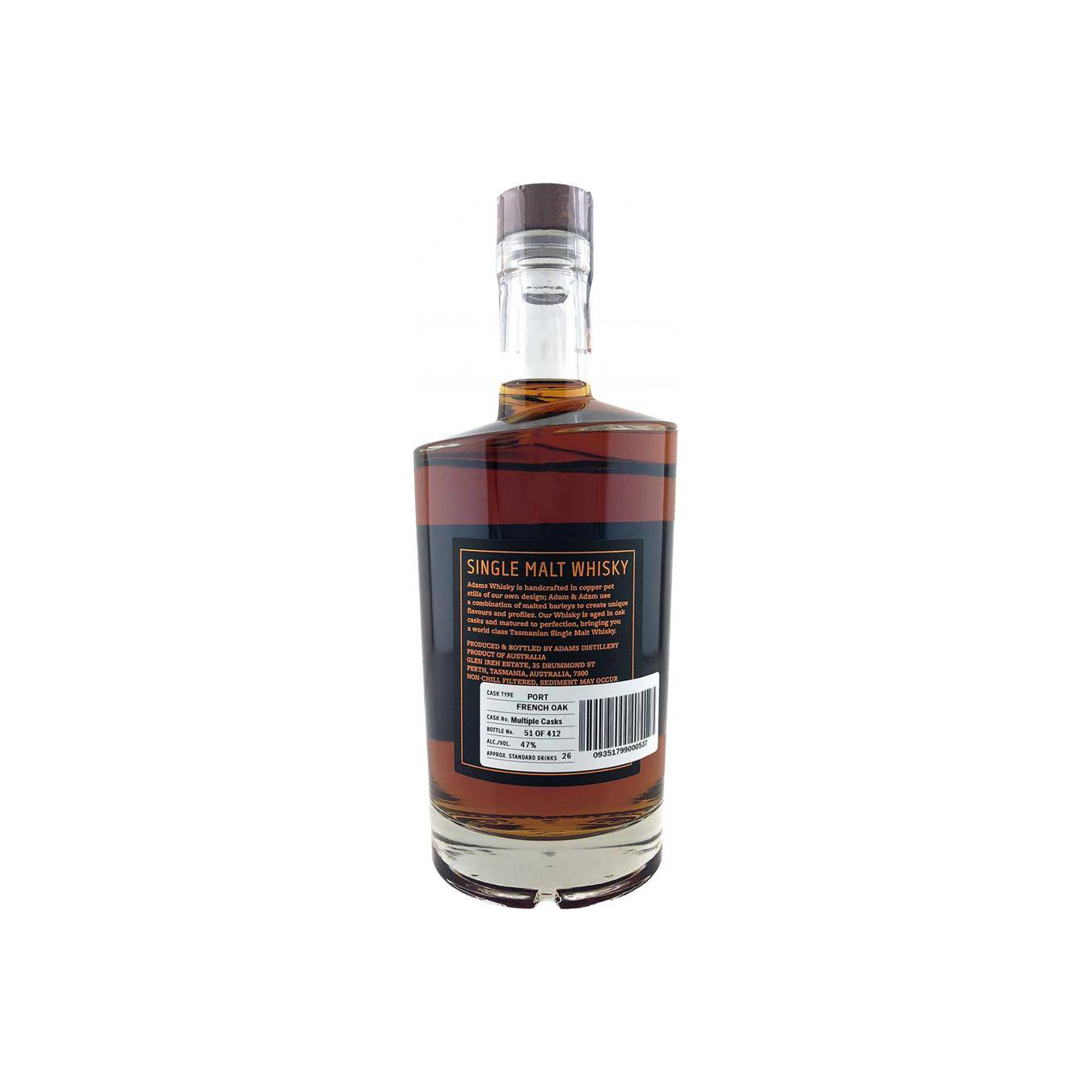 Adams Tasmanian Single Malt Whisky - Original 2