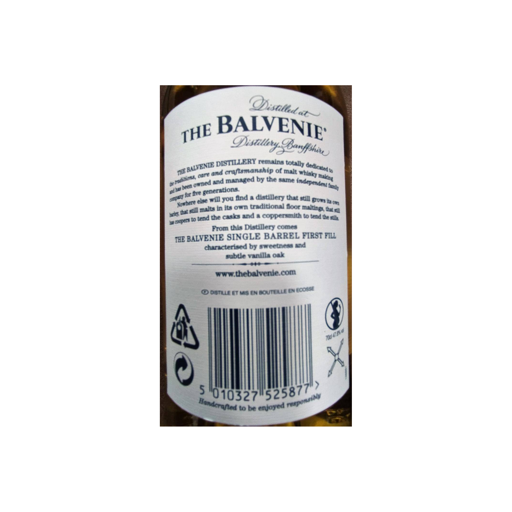 The Balvenie Single Cask 12 Years Single Malt Whisky 3