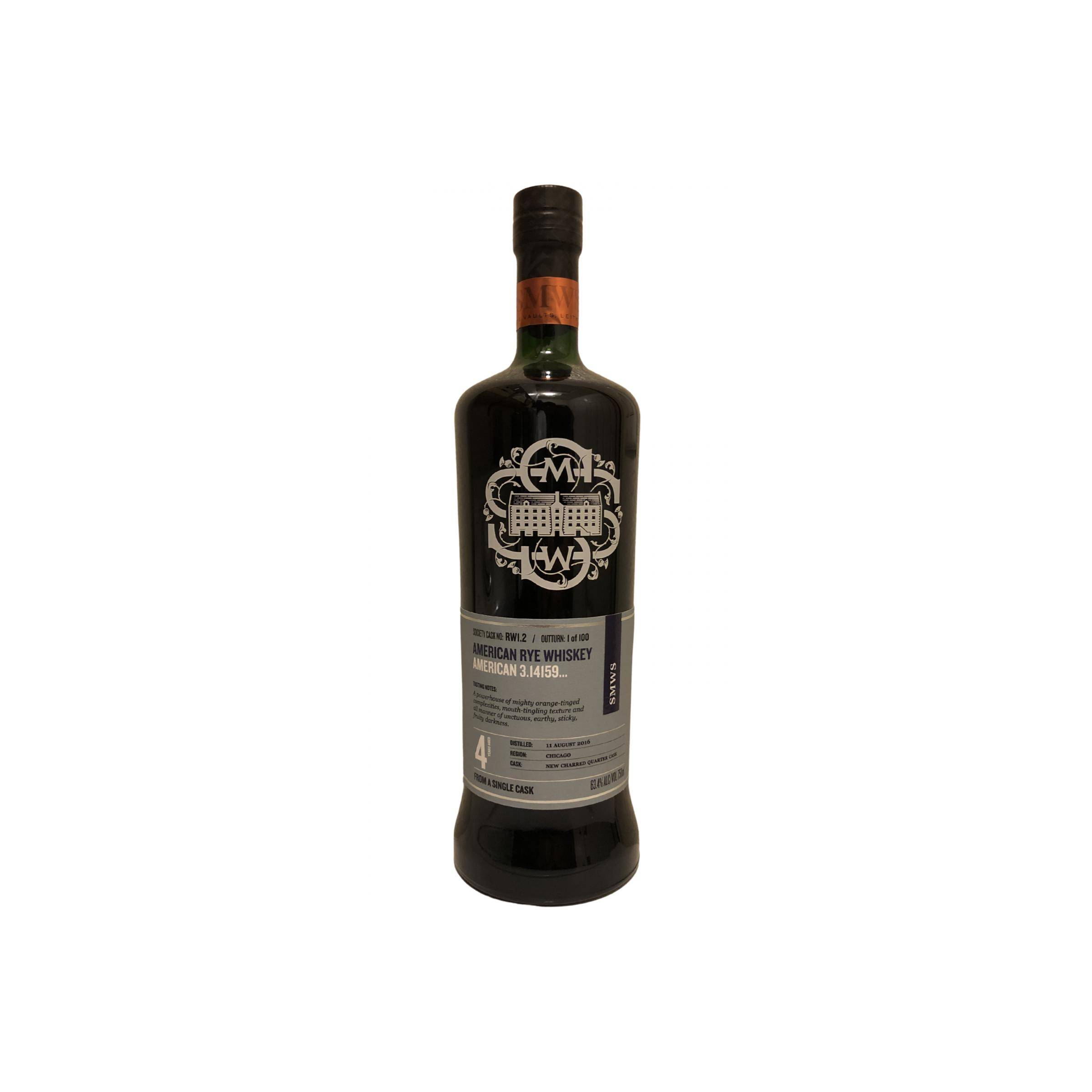 The Scotch Malt Whisky Society 2016 4 Years Rye Whisky