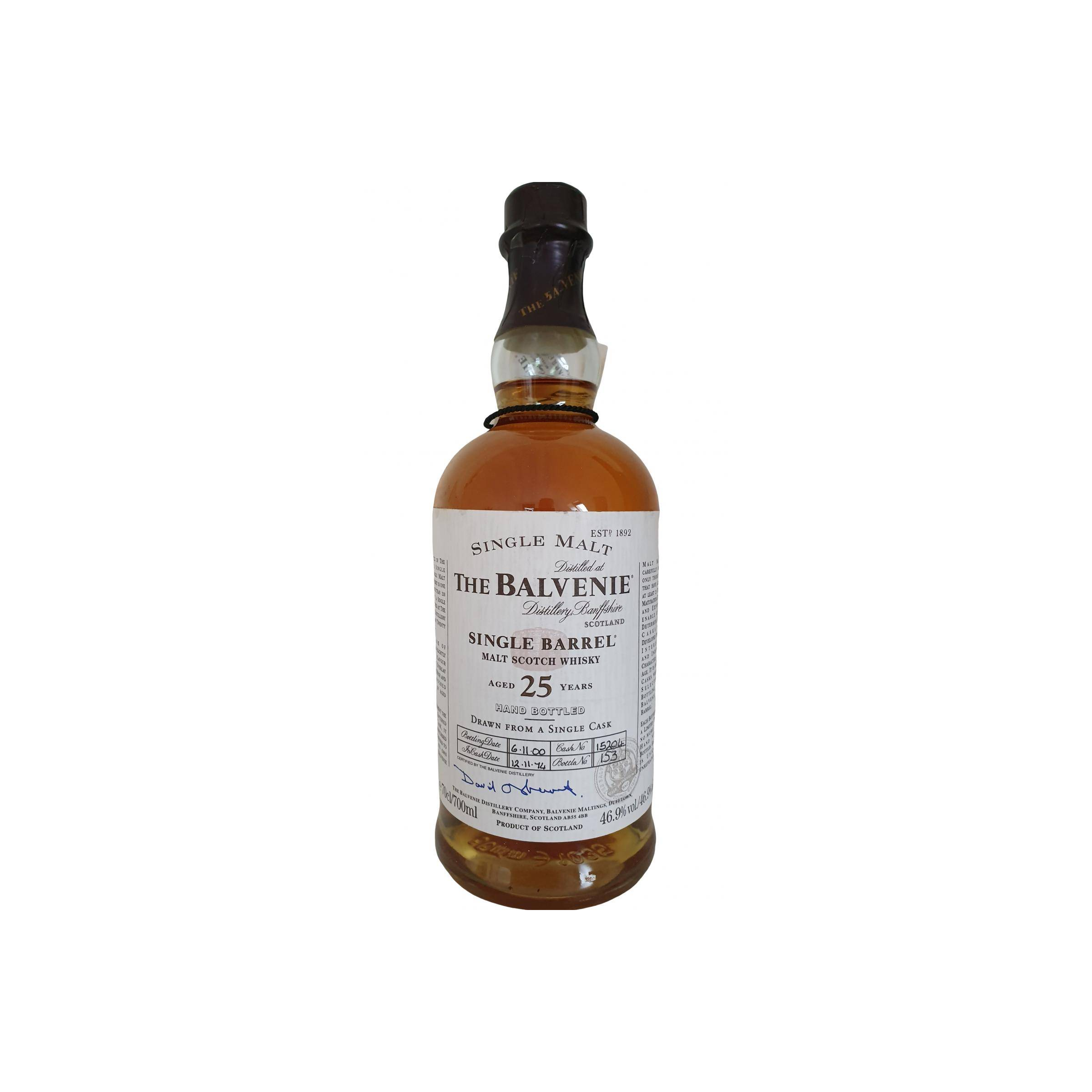 The Balvenie Single Cask 1974 25 Years Single Malt Whisky