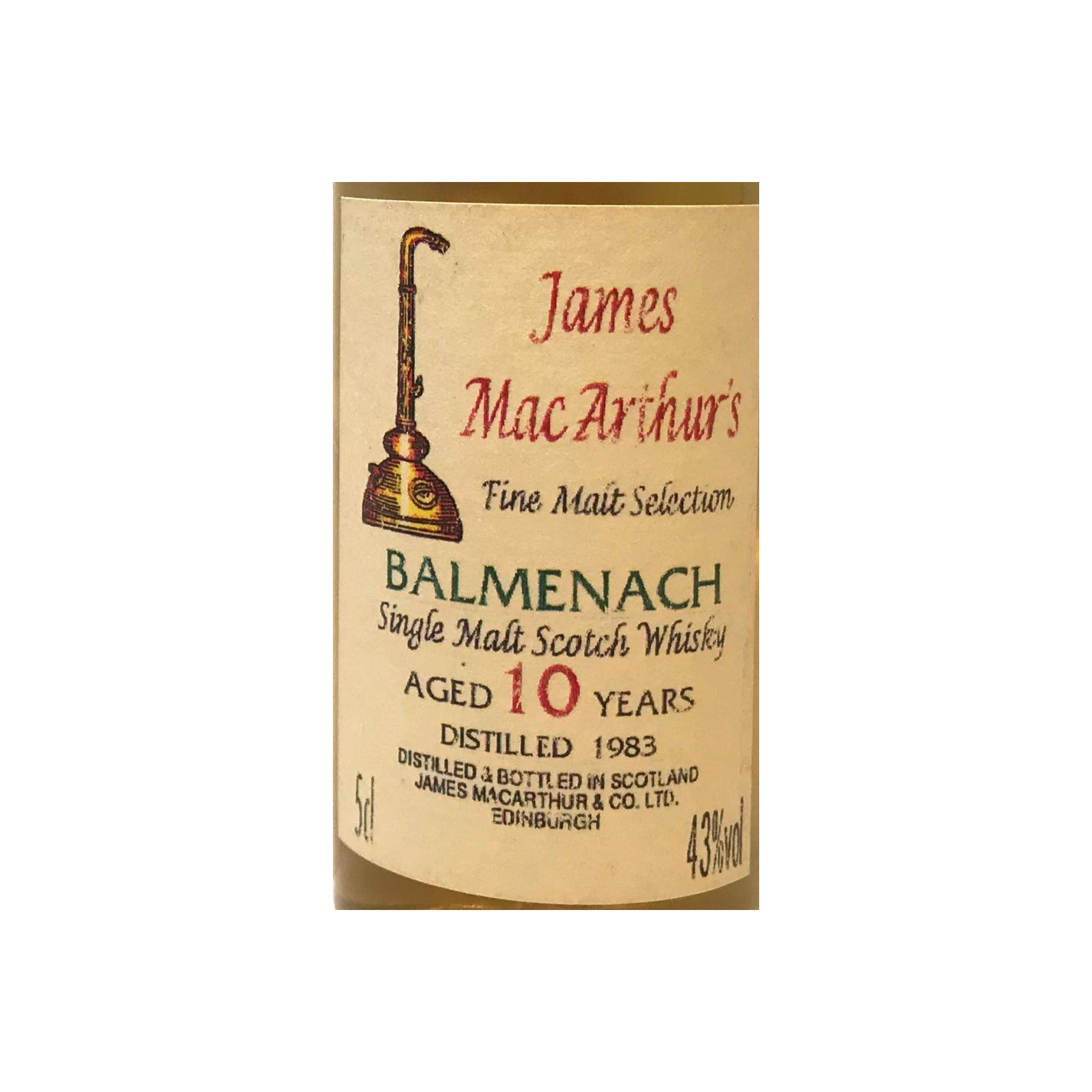 Balmenach 1983 10 Years Single Malt Whisky 3