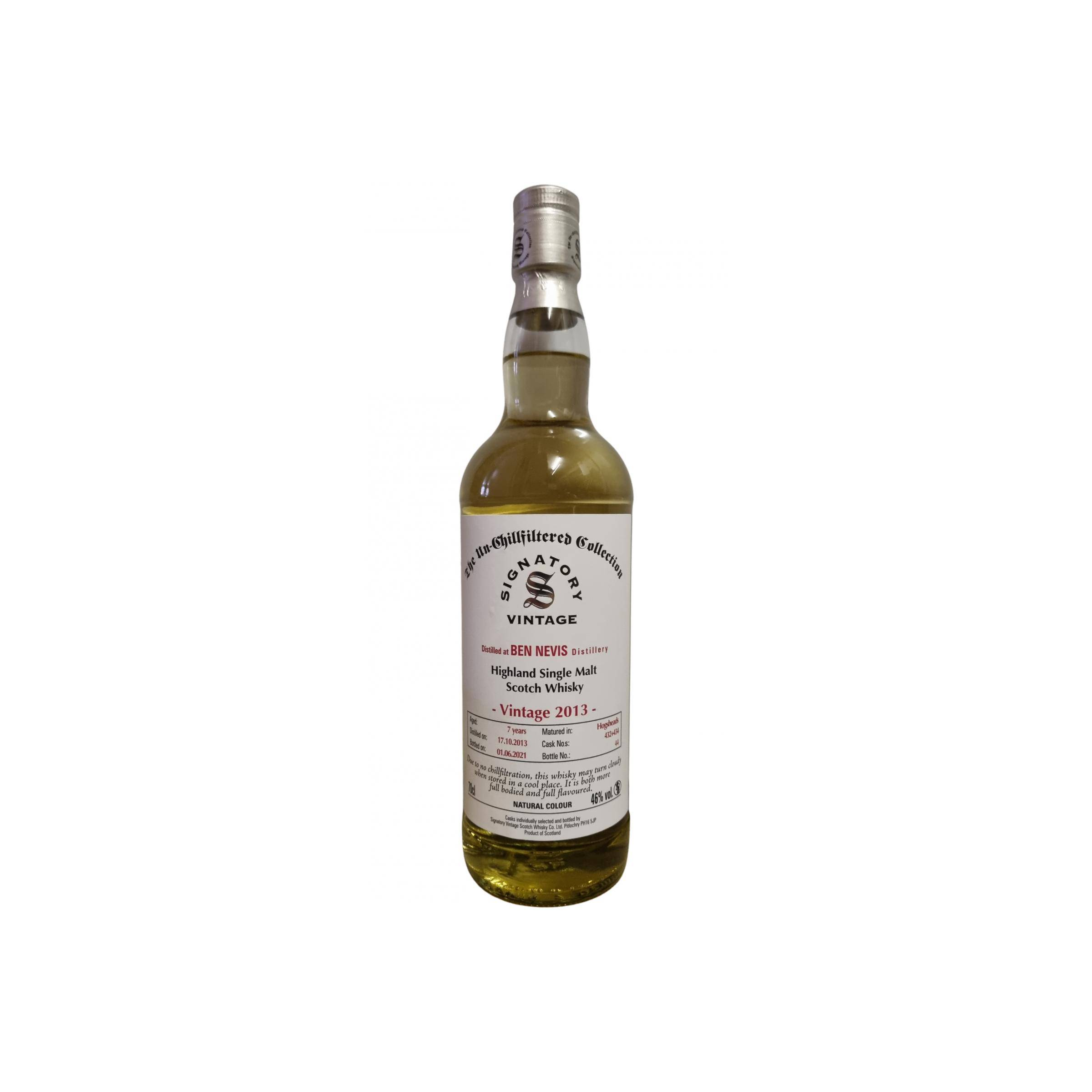 Ben Nevis The Un-Chillfiltered Collection 2013 7 Years Single Malt Whisky