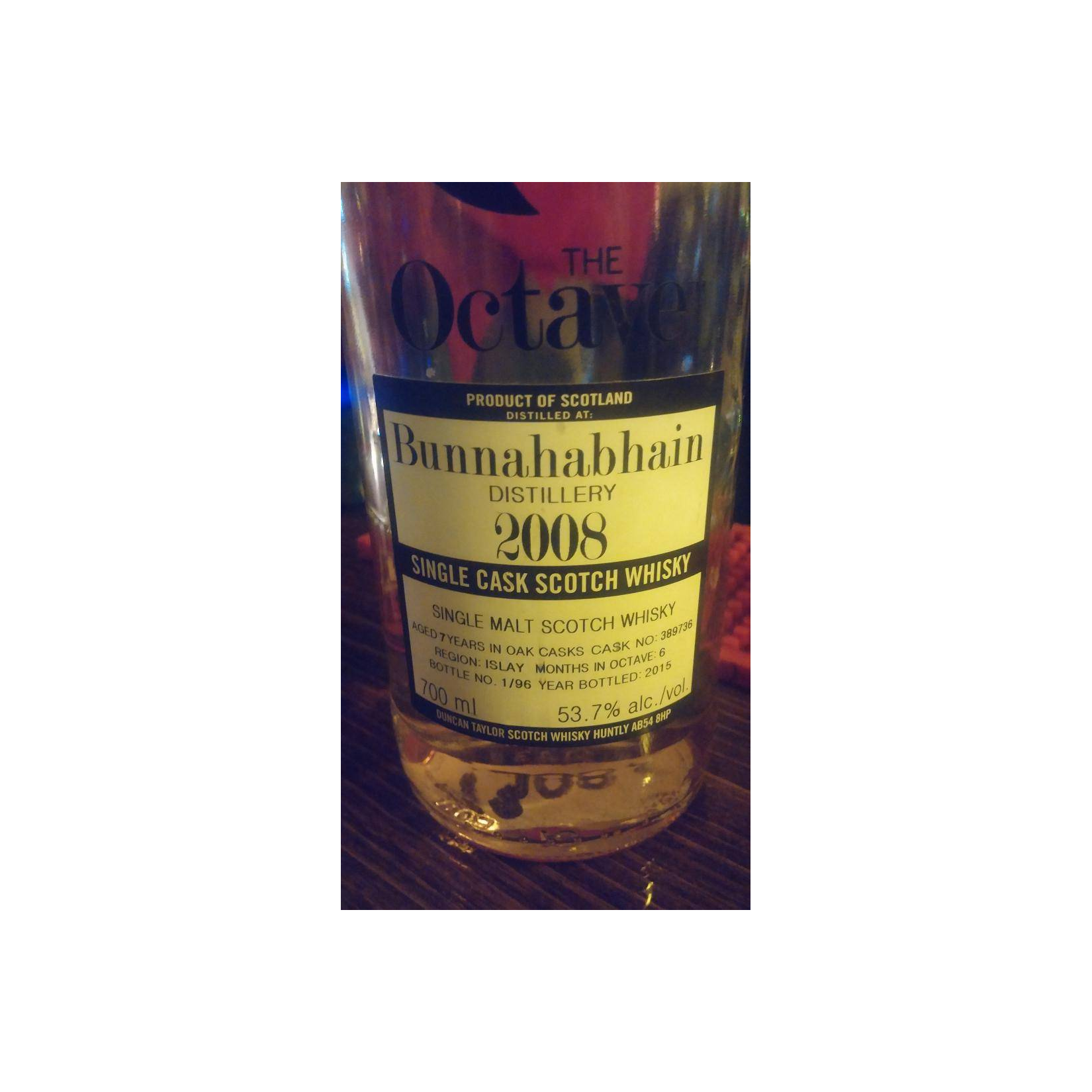 Bunnahabhain The Octave 2008 7 Years Single Malt Whisky
