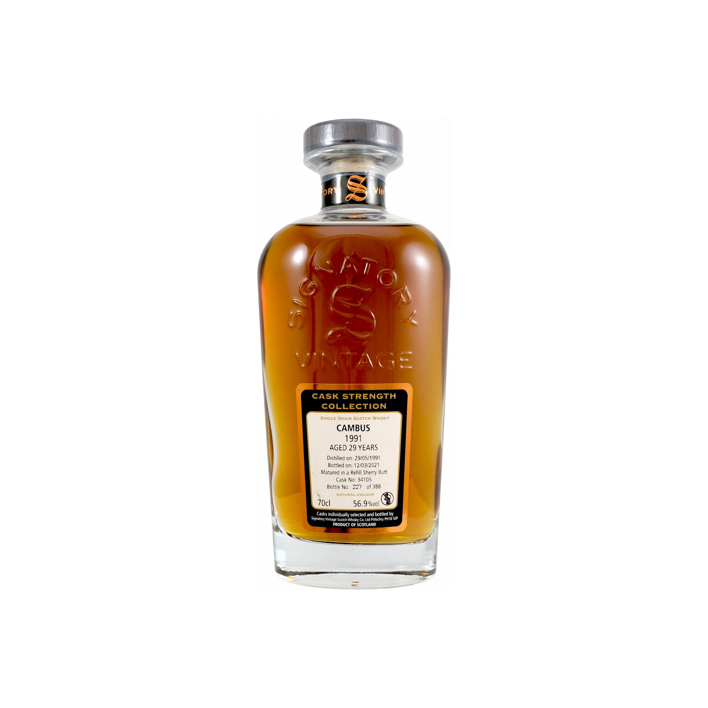 Cambus Cask Strength Collection 1991 29 Years Single Grain Whisky