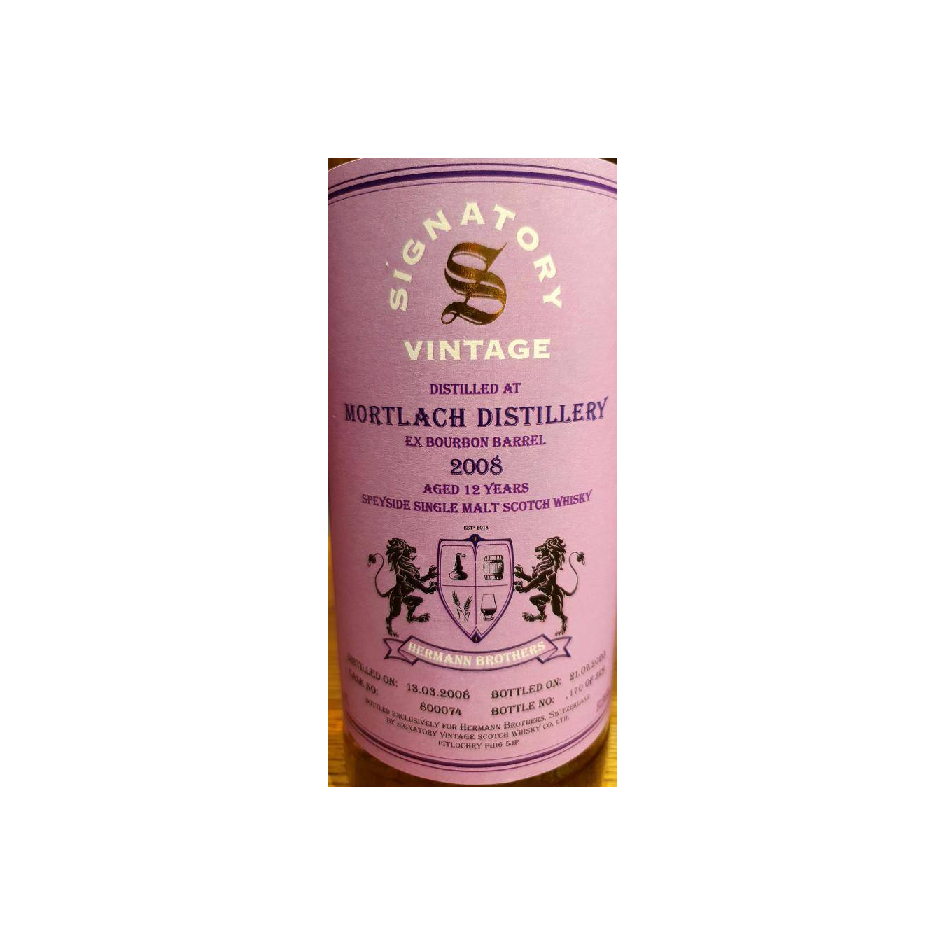 Mortlach The Un-Chillfiltered Collection 2008 12 Years Single Malt Whisky 2