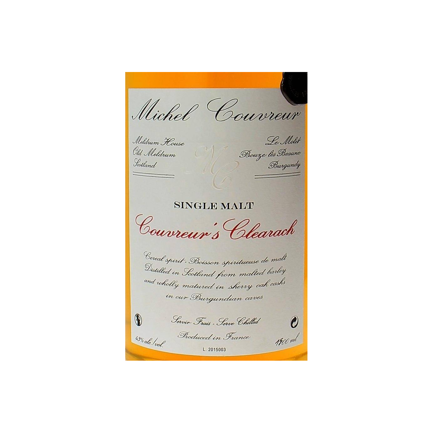 Michel Couvreur Single Malt Whisky