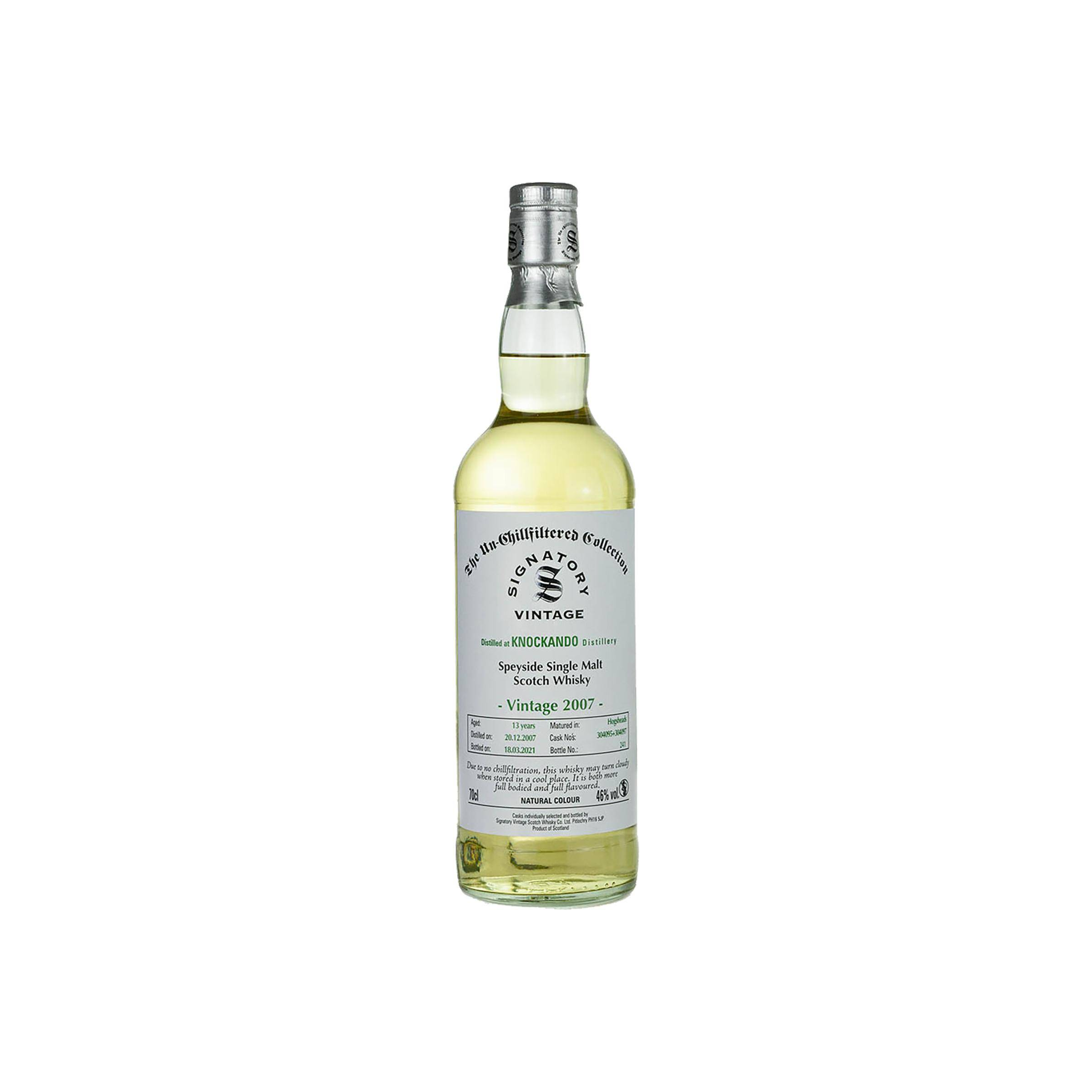 Knockando The Un-Chillfiltered Collection 2007 13 Years Single Malt Whisky