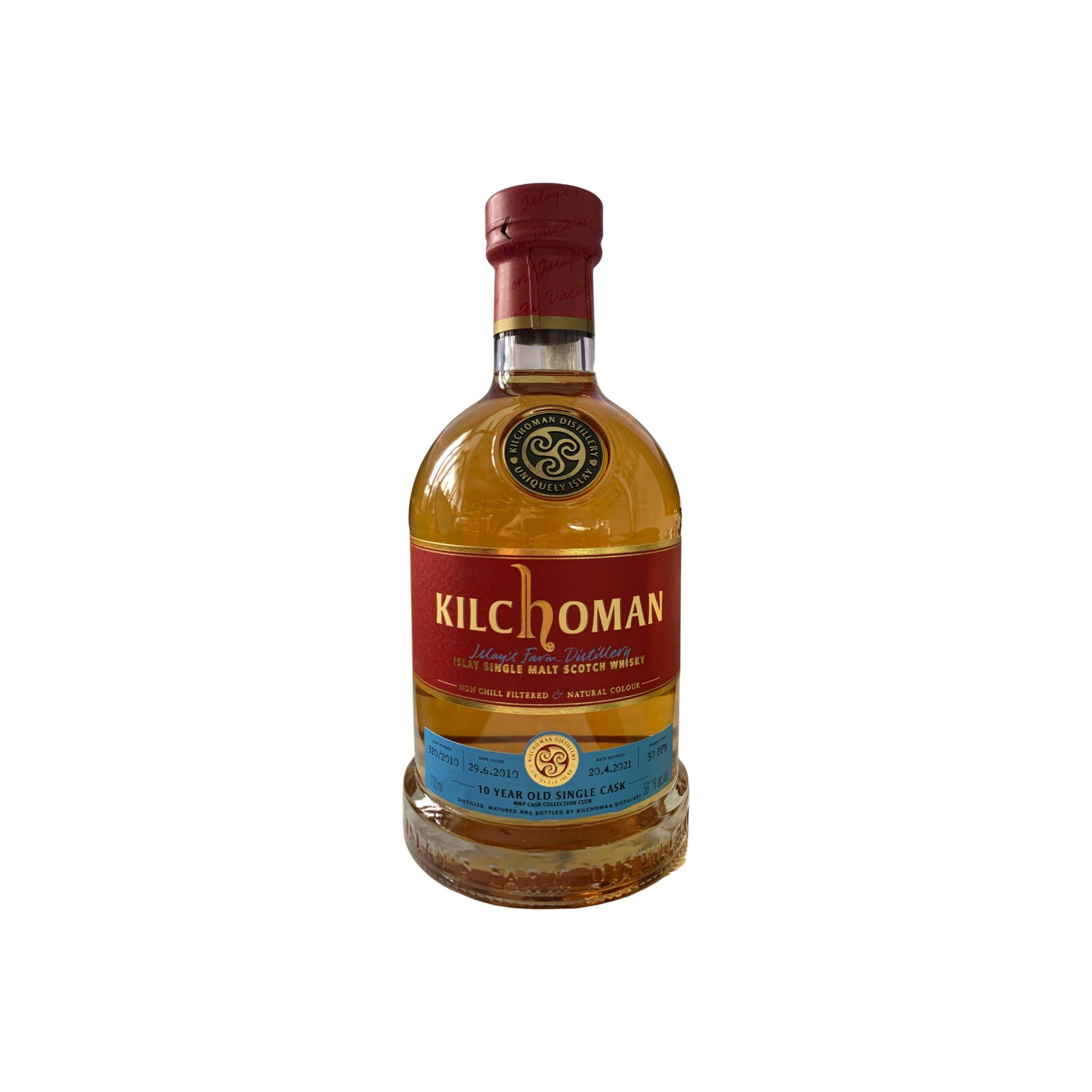 Kilchoman 2010 10 Years Single Malt Whisky