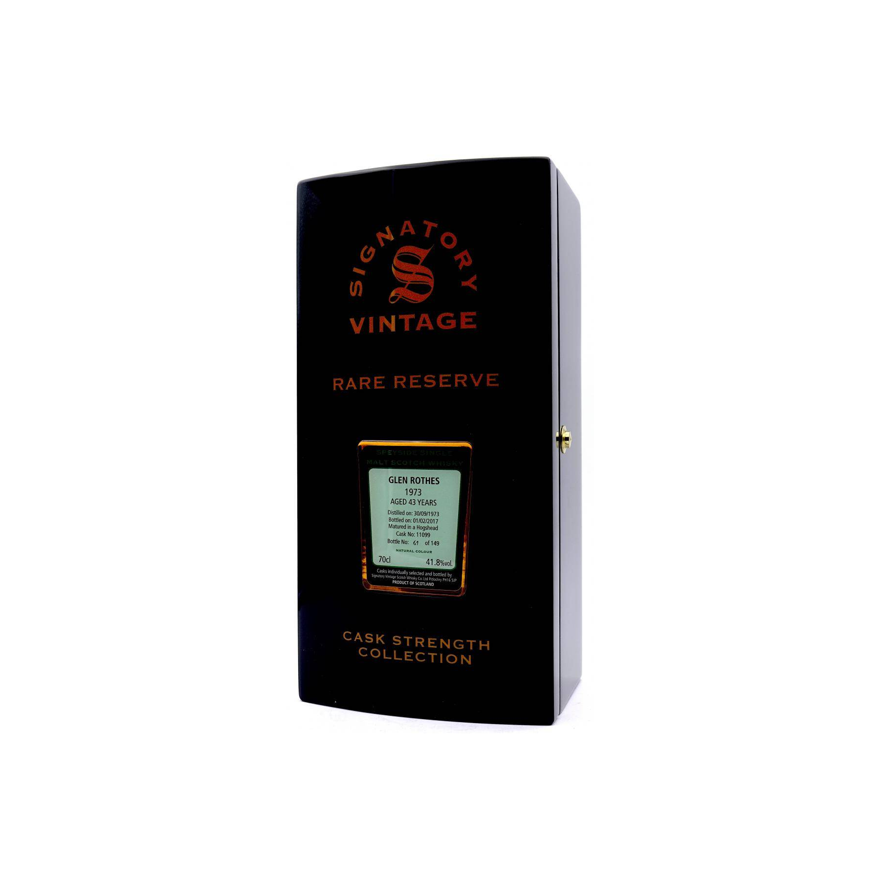 The Glenrothes 1973 43 Years Single Malt Whisky 3