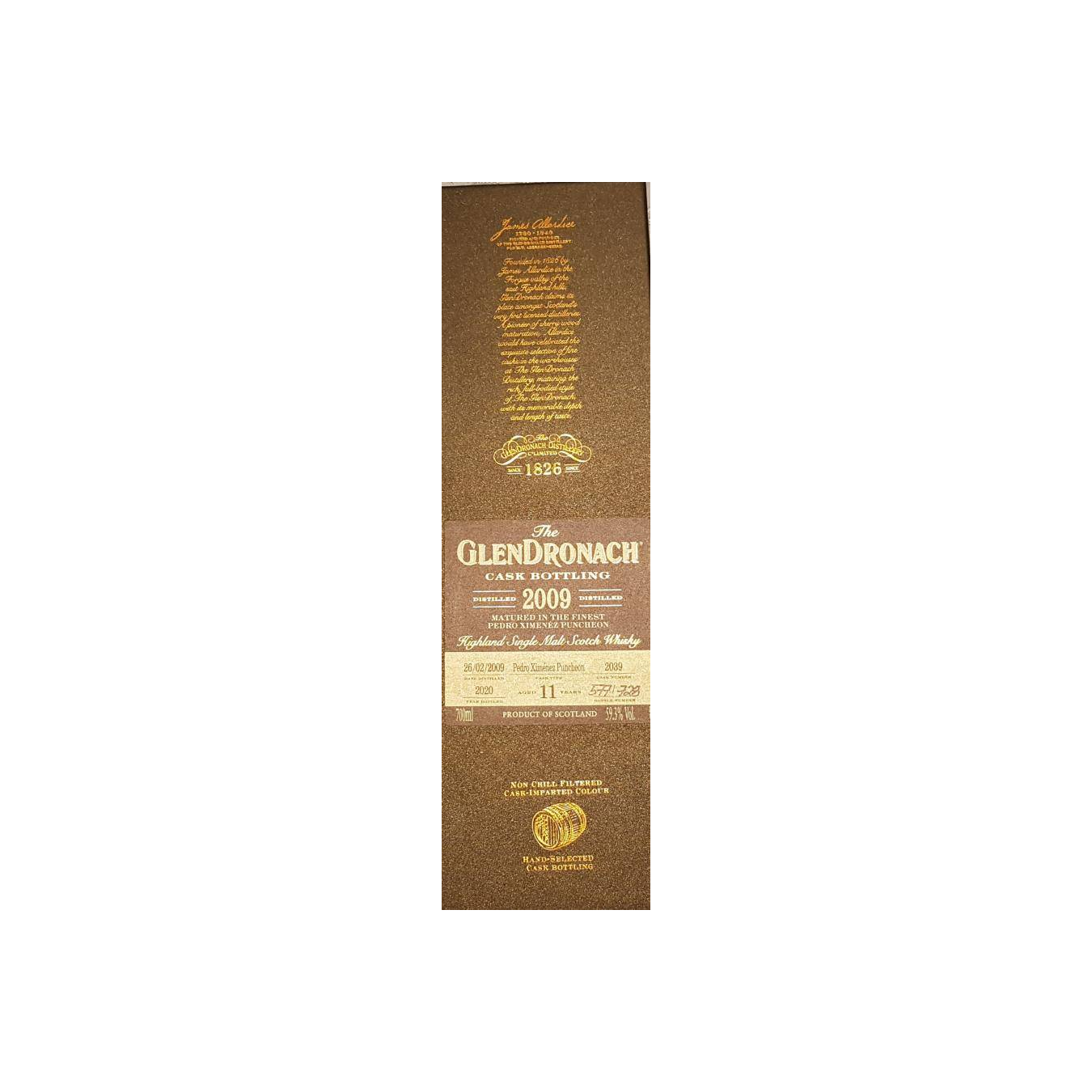GlenDronach 2009 11 Years Single Malt Whisky 3