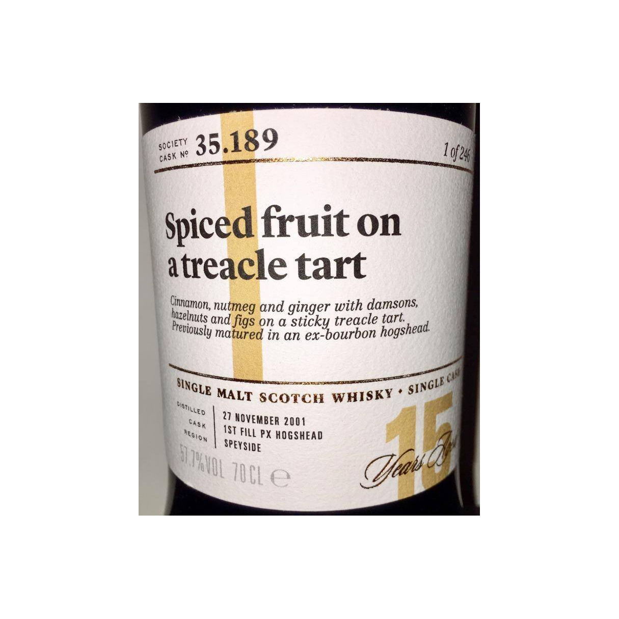 The Scotch Malt Whisky Society 2001 15 Years Single Malt Whisky 2