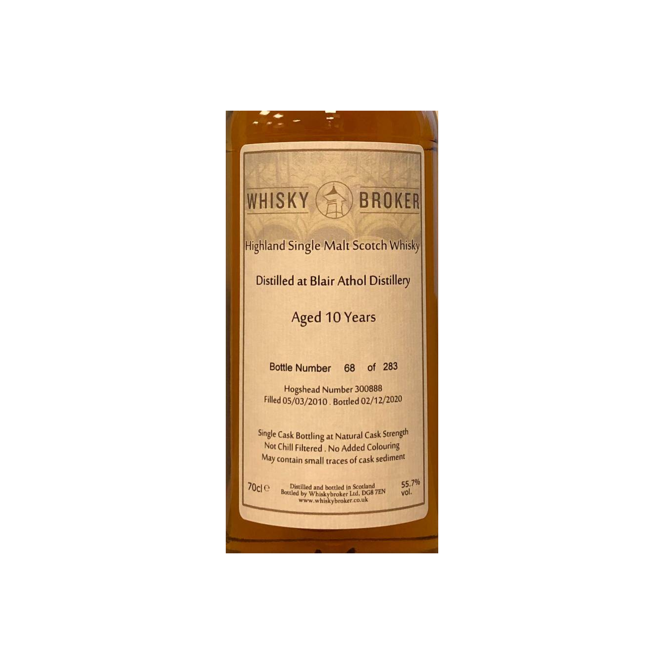 Blair Athol 2010 10 Years Single Malt Whisky 2