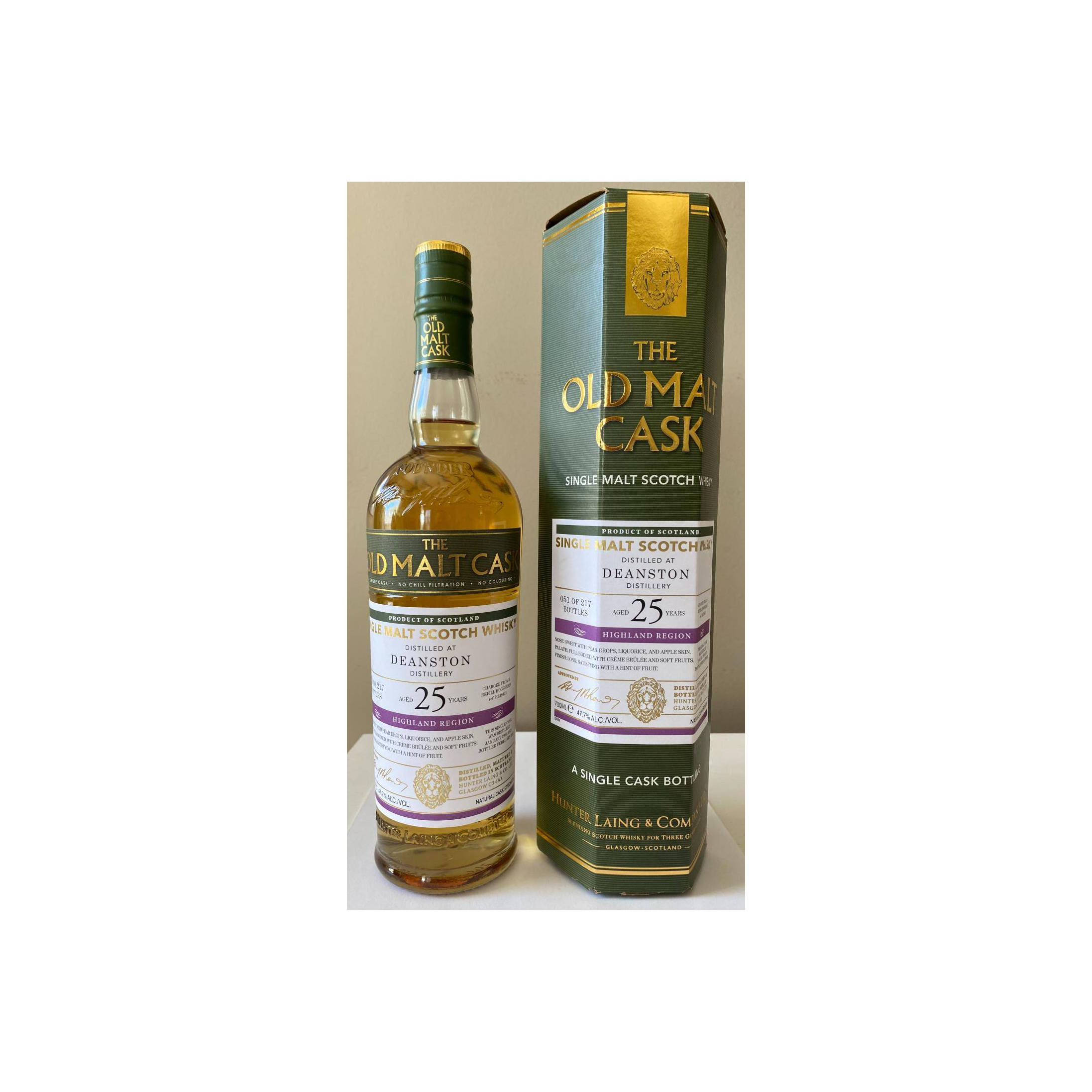 Deanston Old Malt Cask 1996 25 Years Single Malt Whisky 2