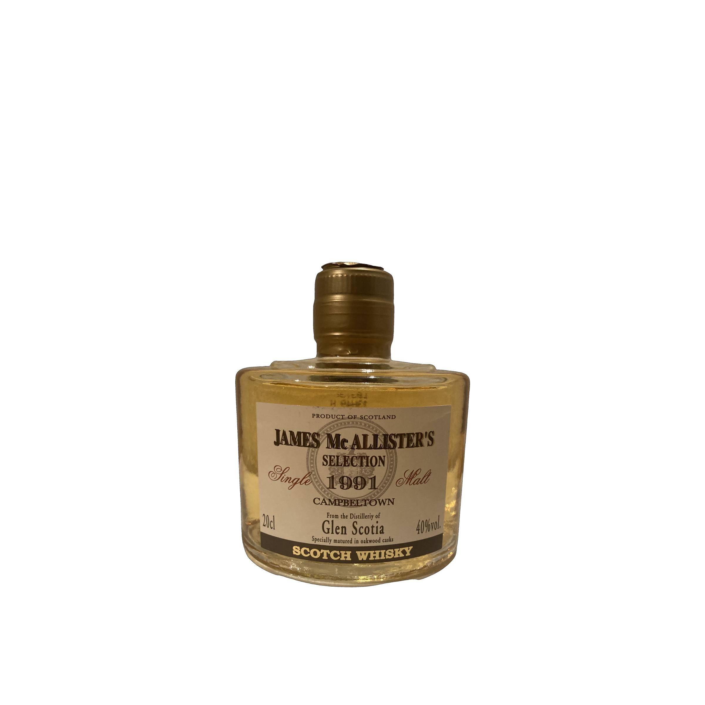 Glen Scotia Limited Edition 1991 Single Malt Whisky