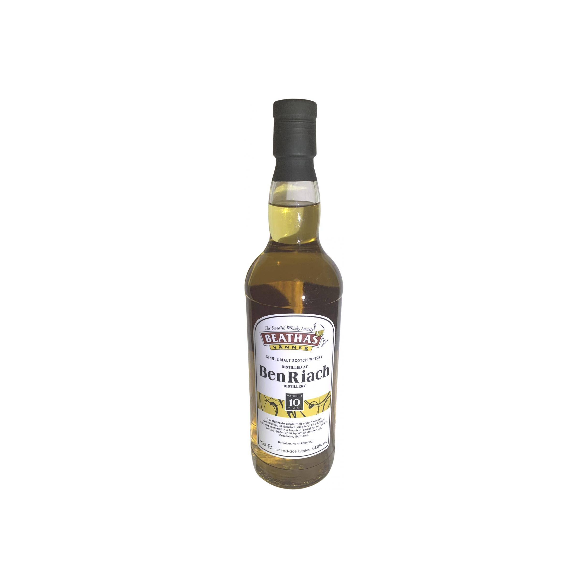 BenRiach 2007 10 Years Single Malt Whisky