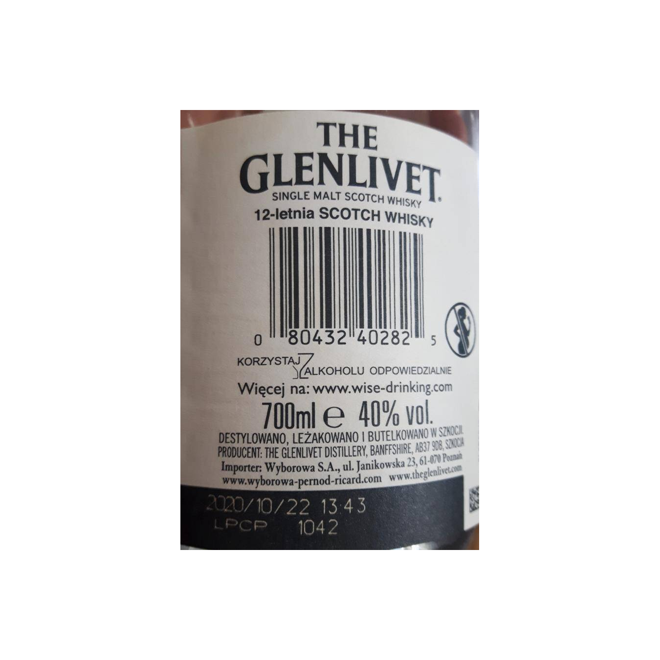 The Glenlivet 12 Years Single Malt Whisky 2