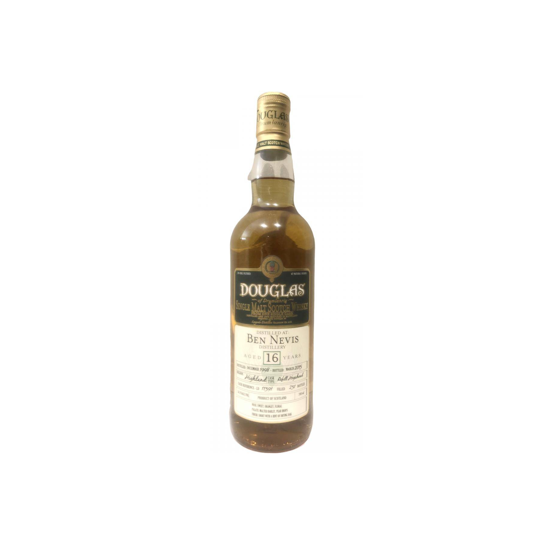 Ben Nevis 1998 16 Years Single Malt Whisky