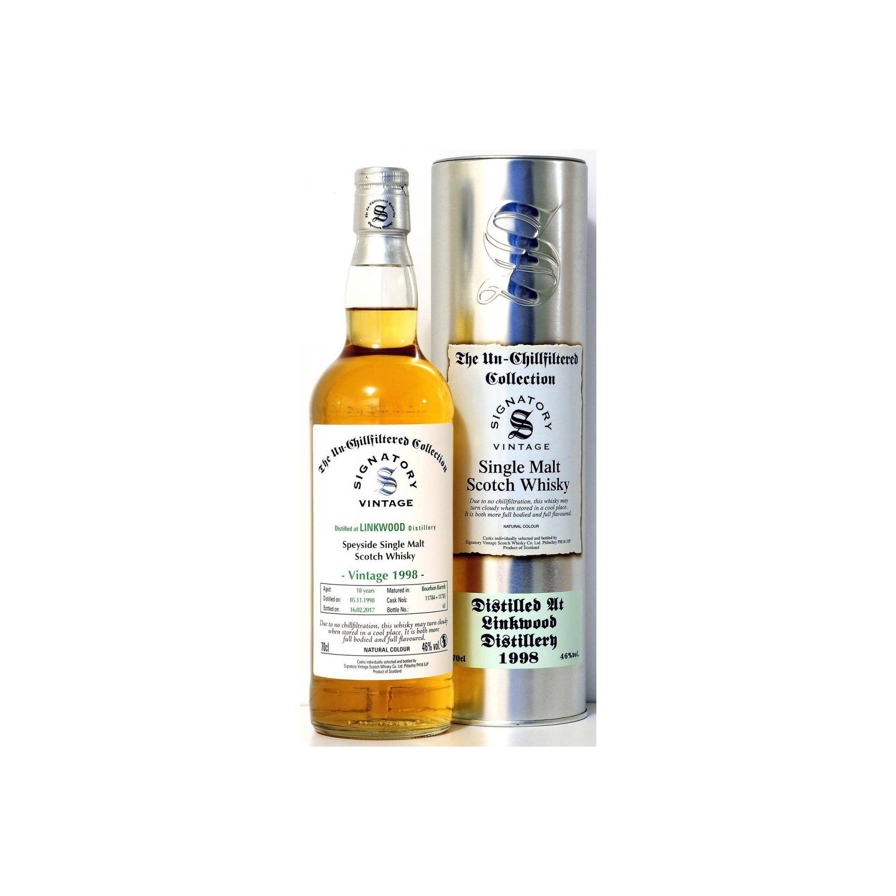 Linkwood The Un-Chillfiltered Collection 1998 18 Years Single Malt Whisky 2