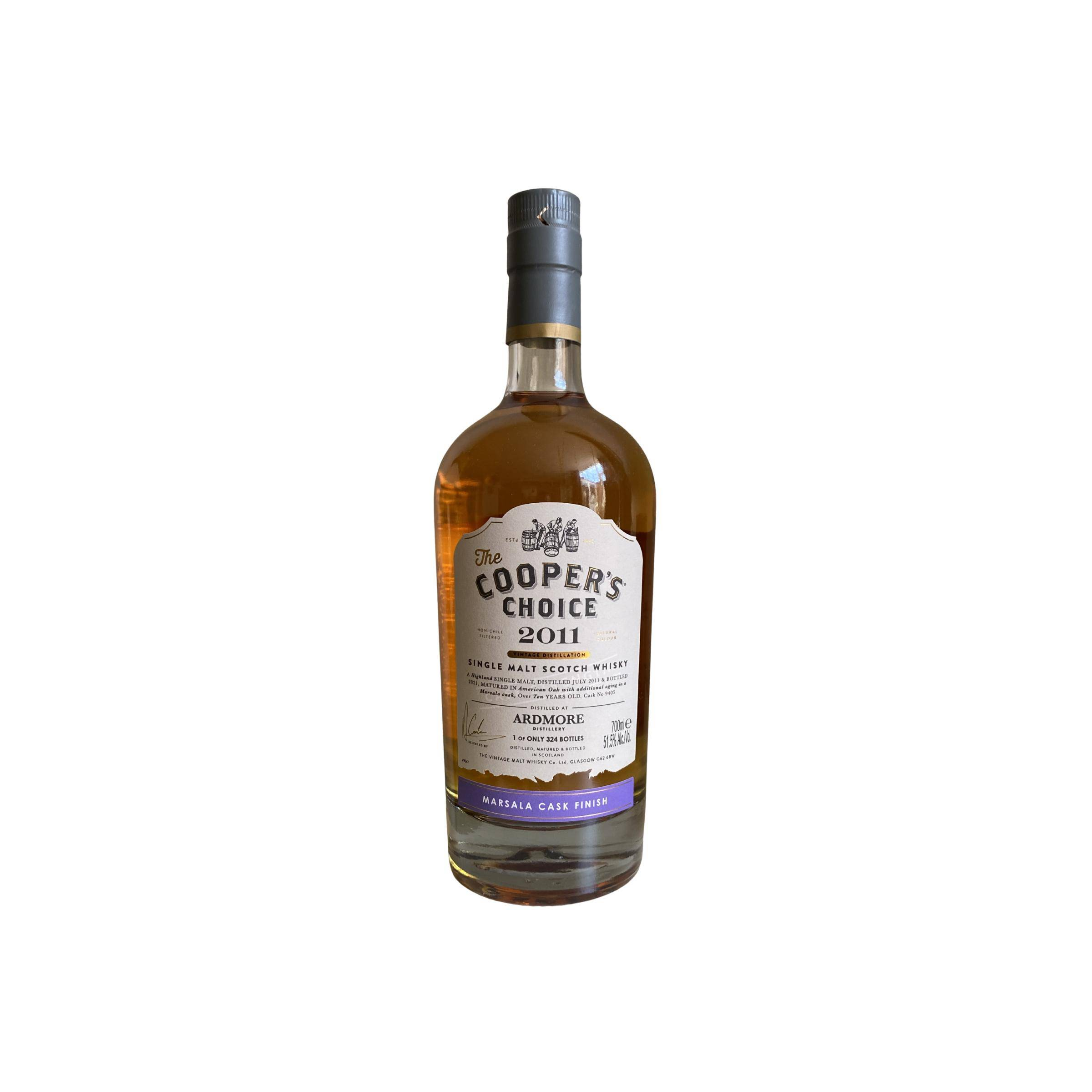 Ardmore The Cooper's Choice 2011 10 Years Single Malt Whisky