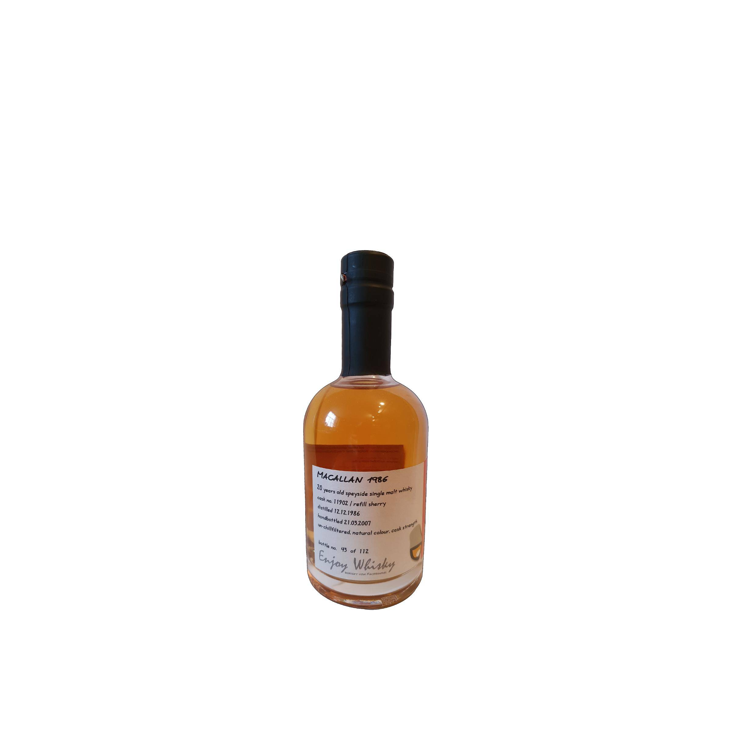 The Macallan 1986 20 Years Single Malt Whisky
