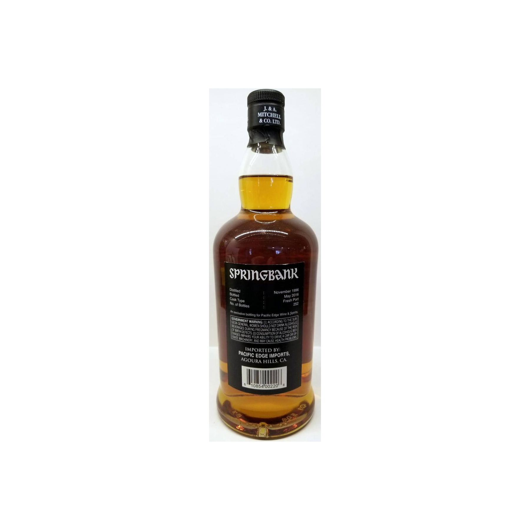 Springbank Single Cask 1996 19 Years Single Malt Whisky 2