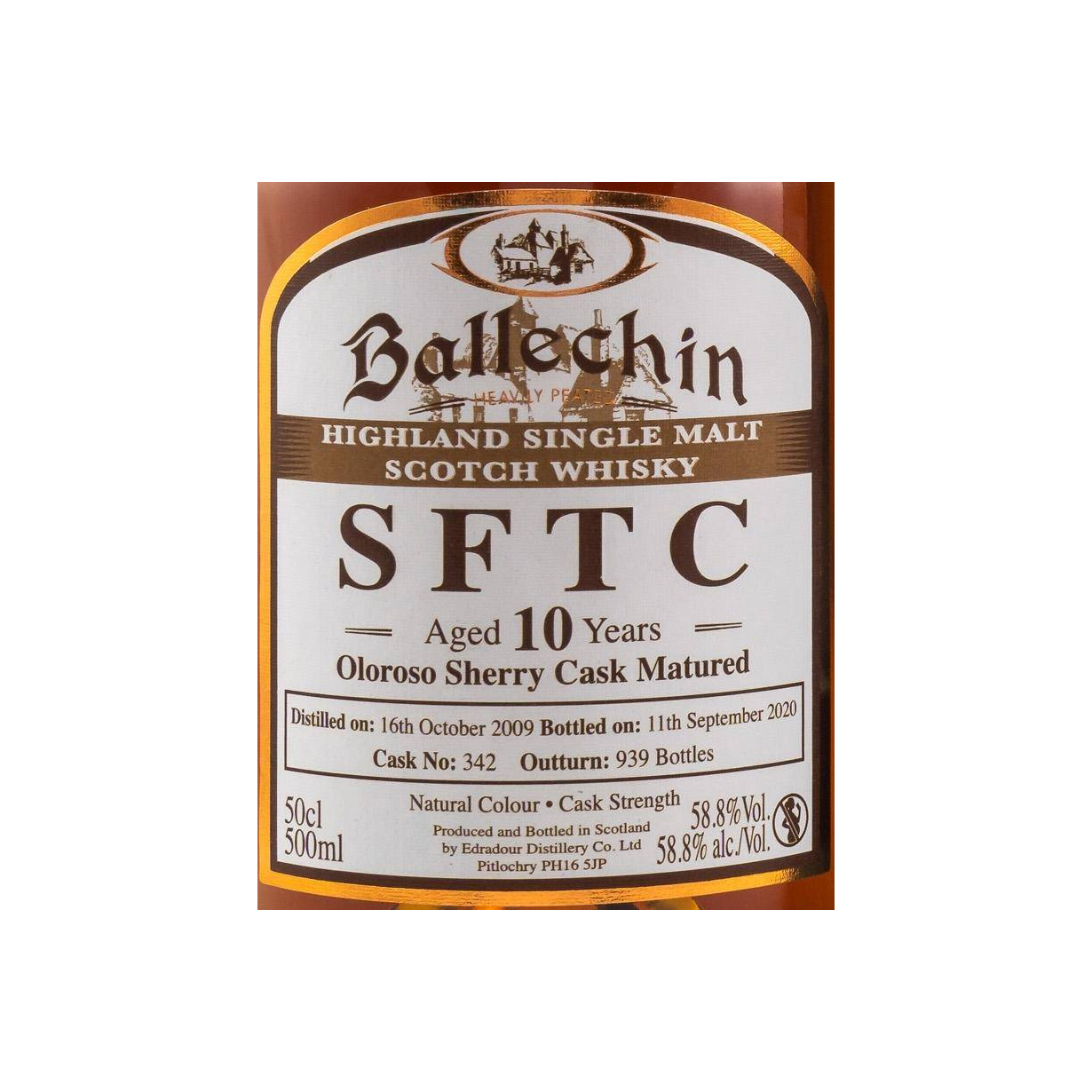 Ballechin 2009 10 Years Single Malt Whisky 2