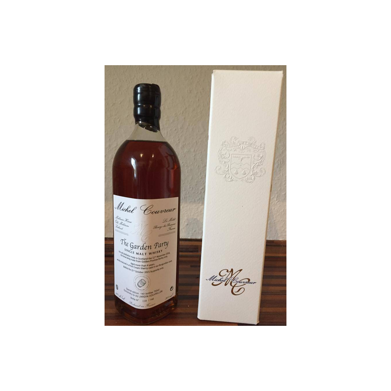 Michel Couvreur 2016 4 Years Single Malt Whisky 2