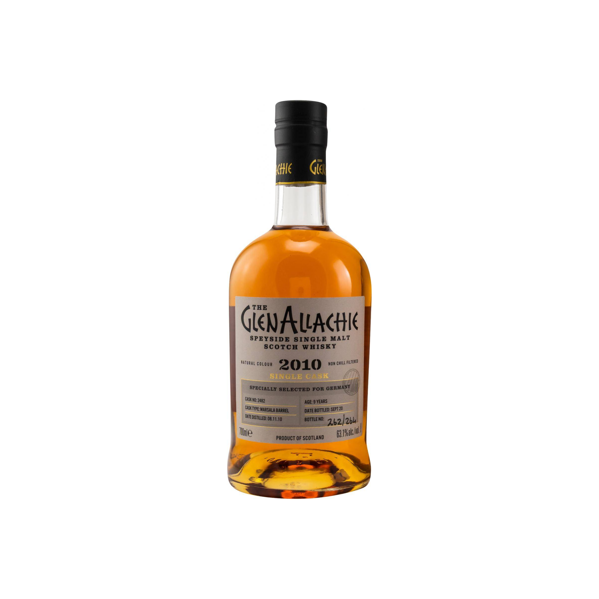 The GlenAllachie Single Cask 2010 9 Years Single Malt Whisky