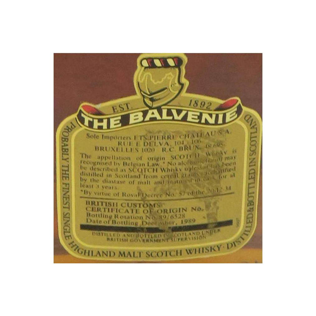 The Balvenie 18 Years Single Malt Whisky
