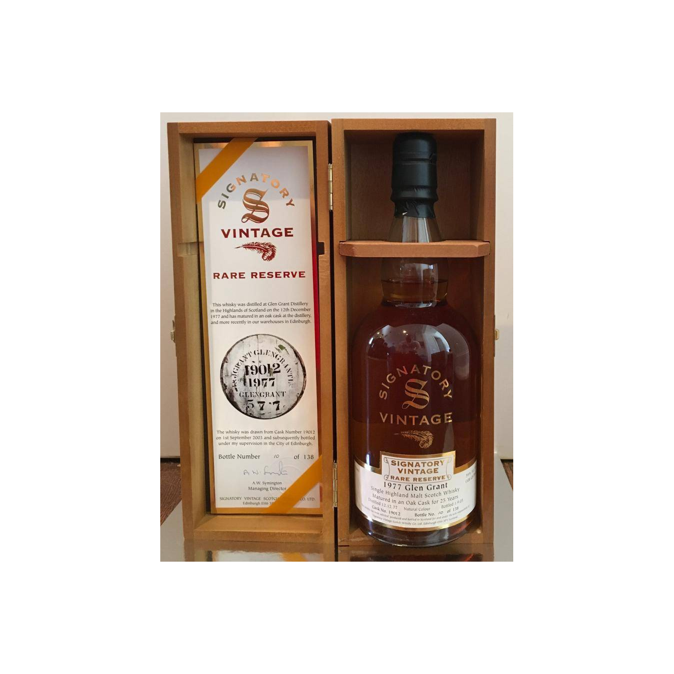 Glen Grant 1977 25 Years Single Malt Whisky