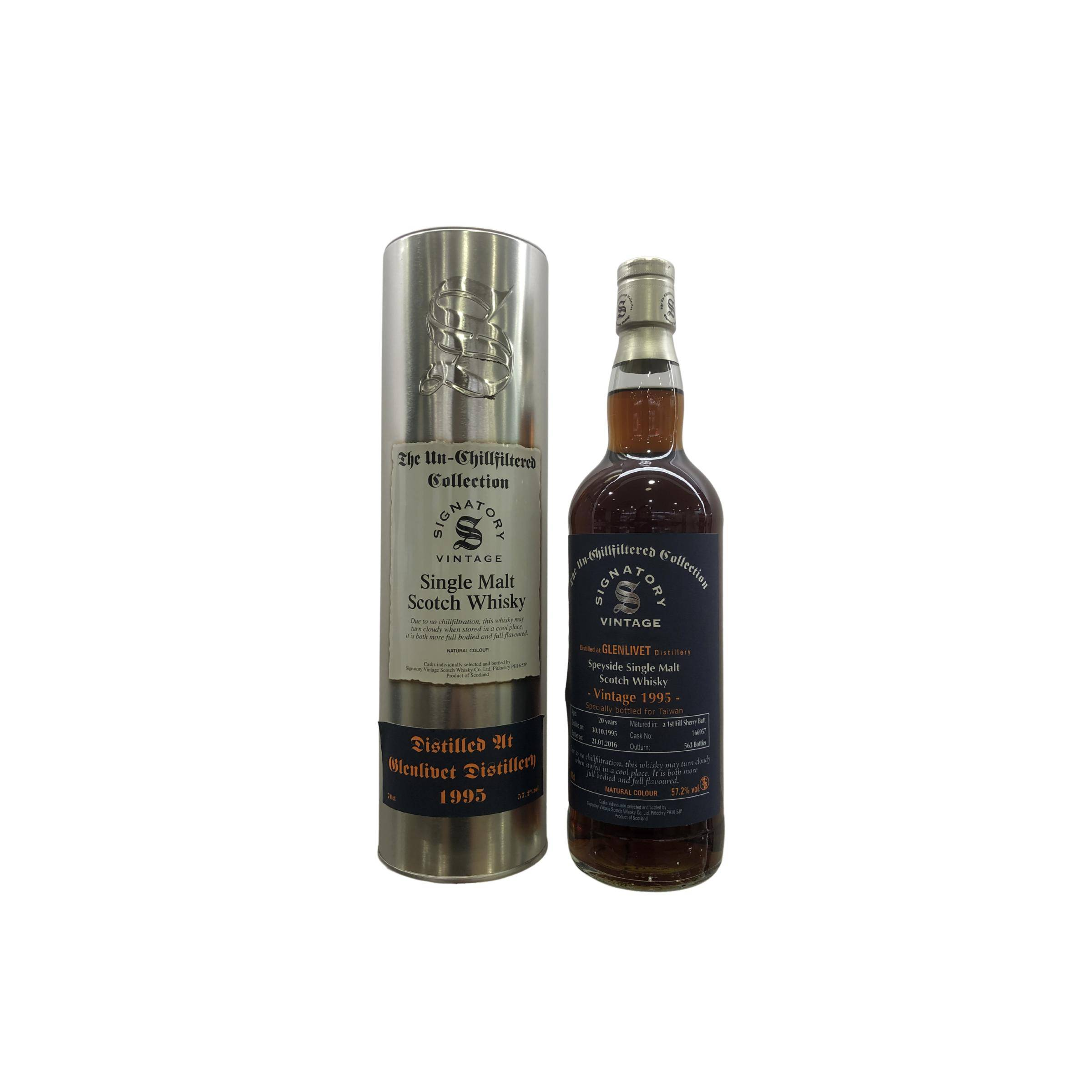 The Glenlivet The Un-Chillfiltered Collection 1995 20 Years Single Malt Whisky
