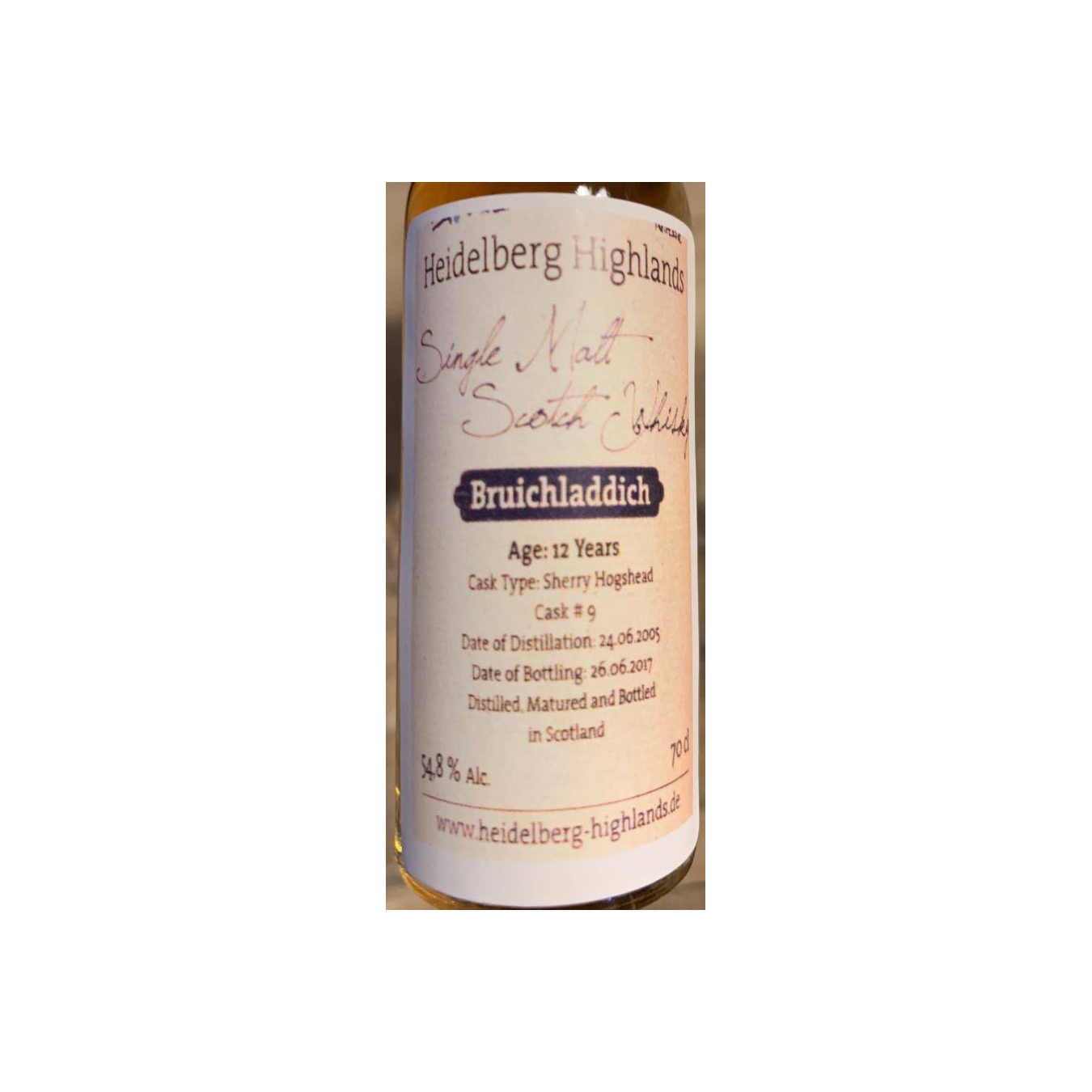 Bruichladdich 2005 12 Years Single Malt Whisky