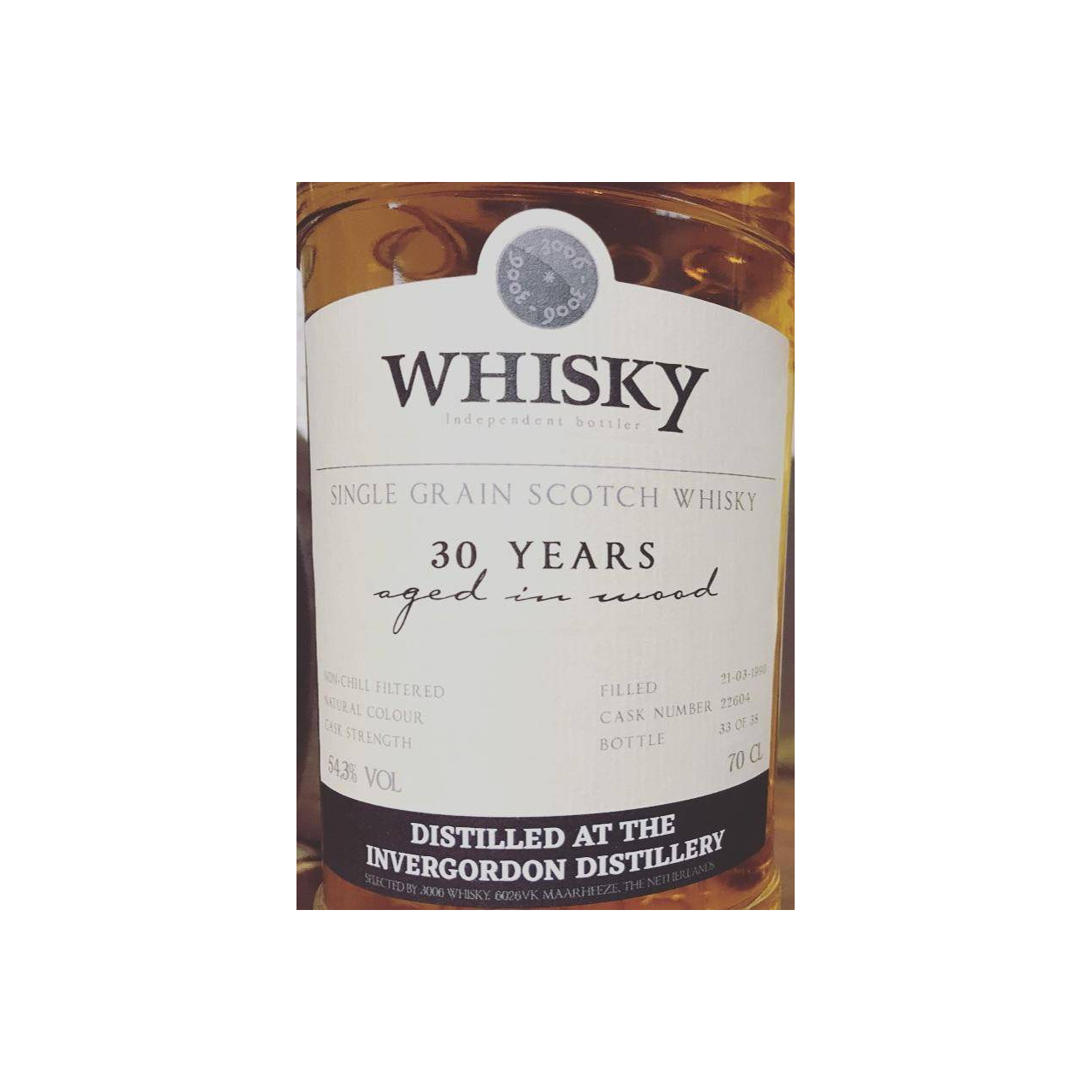 Invergordon 1990 30 Years Single Grain Whisky 2