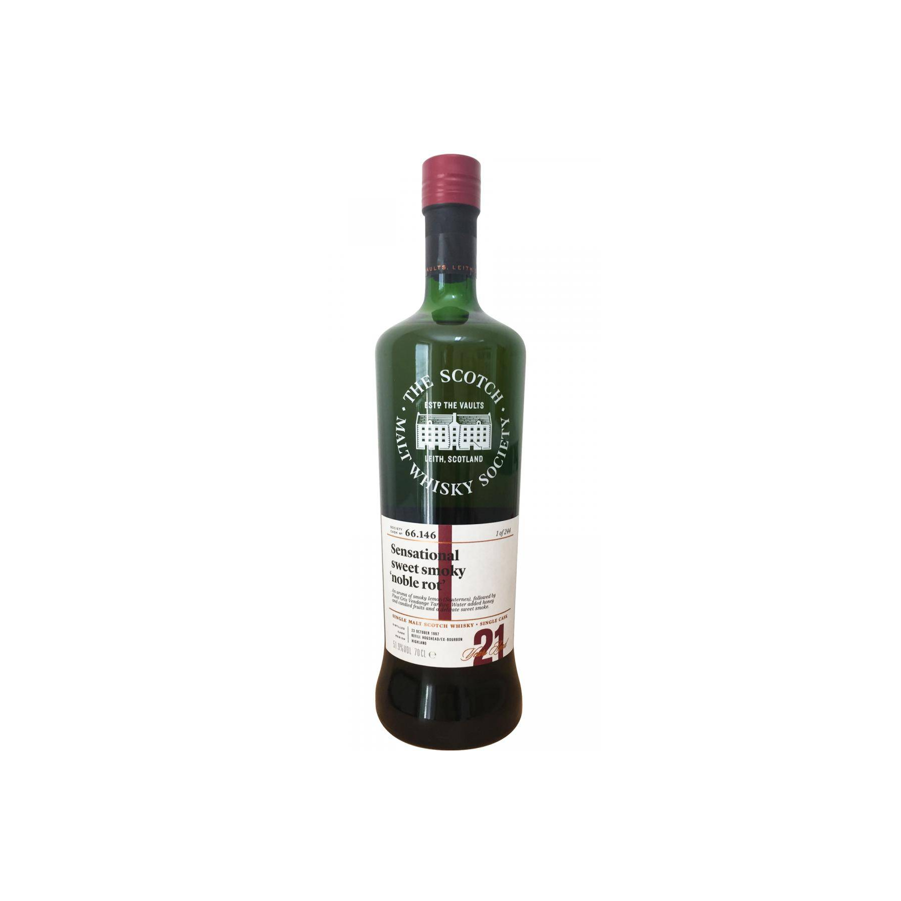 The Scotch Malt Whisky Society 1997 21 Years Single Malt Whisky