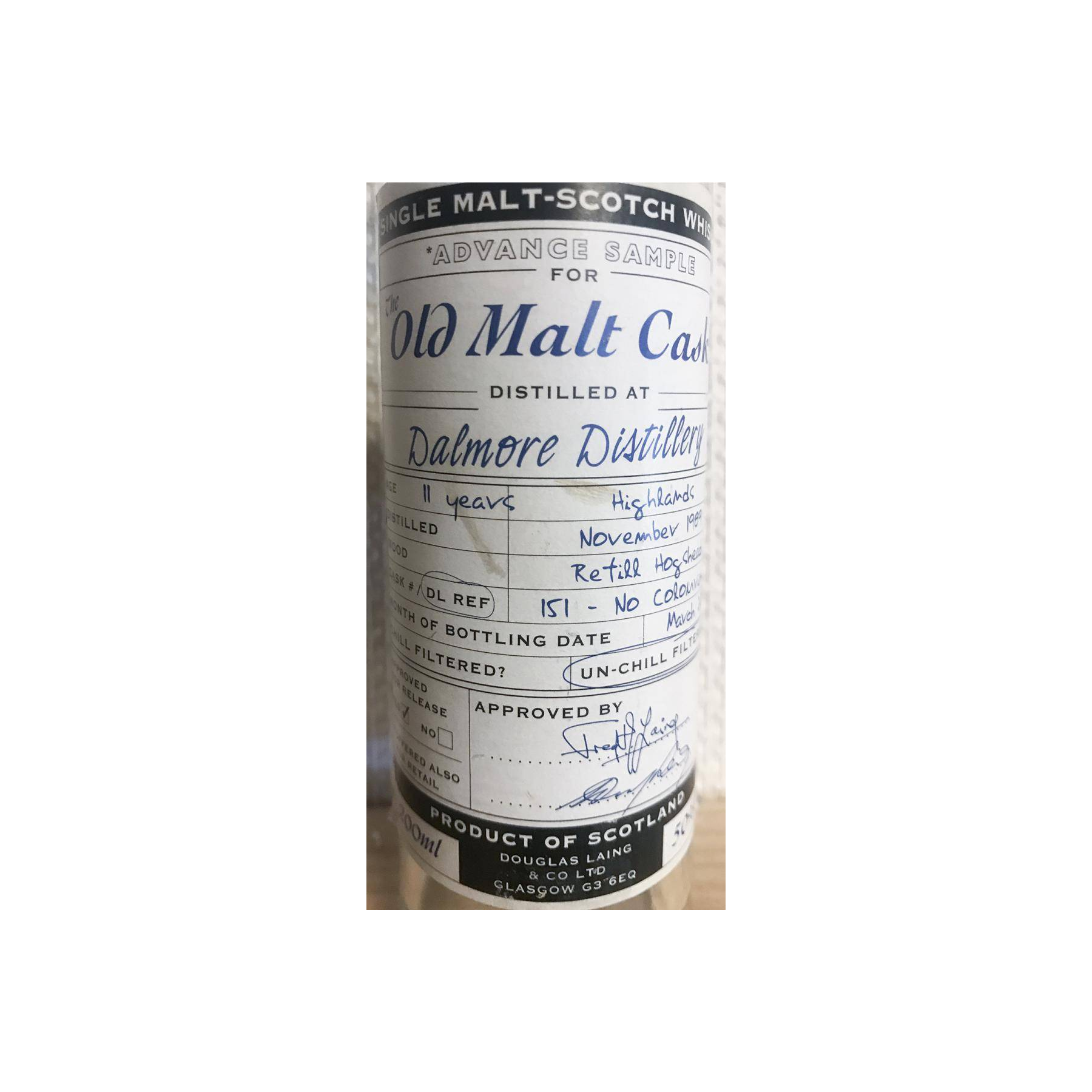 The Dalmore 1989 11 Years Single Malt Whisky