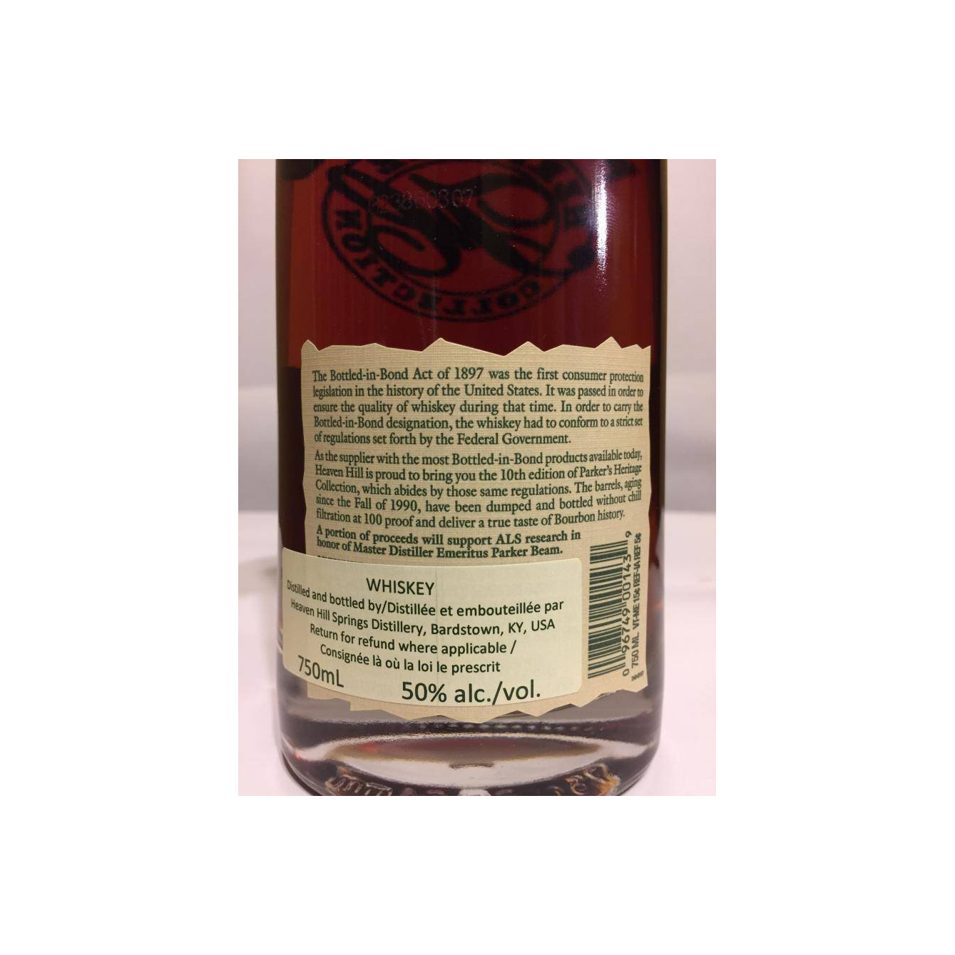 Parkers 1990 24 Years Bourbon Whisky 3