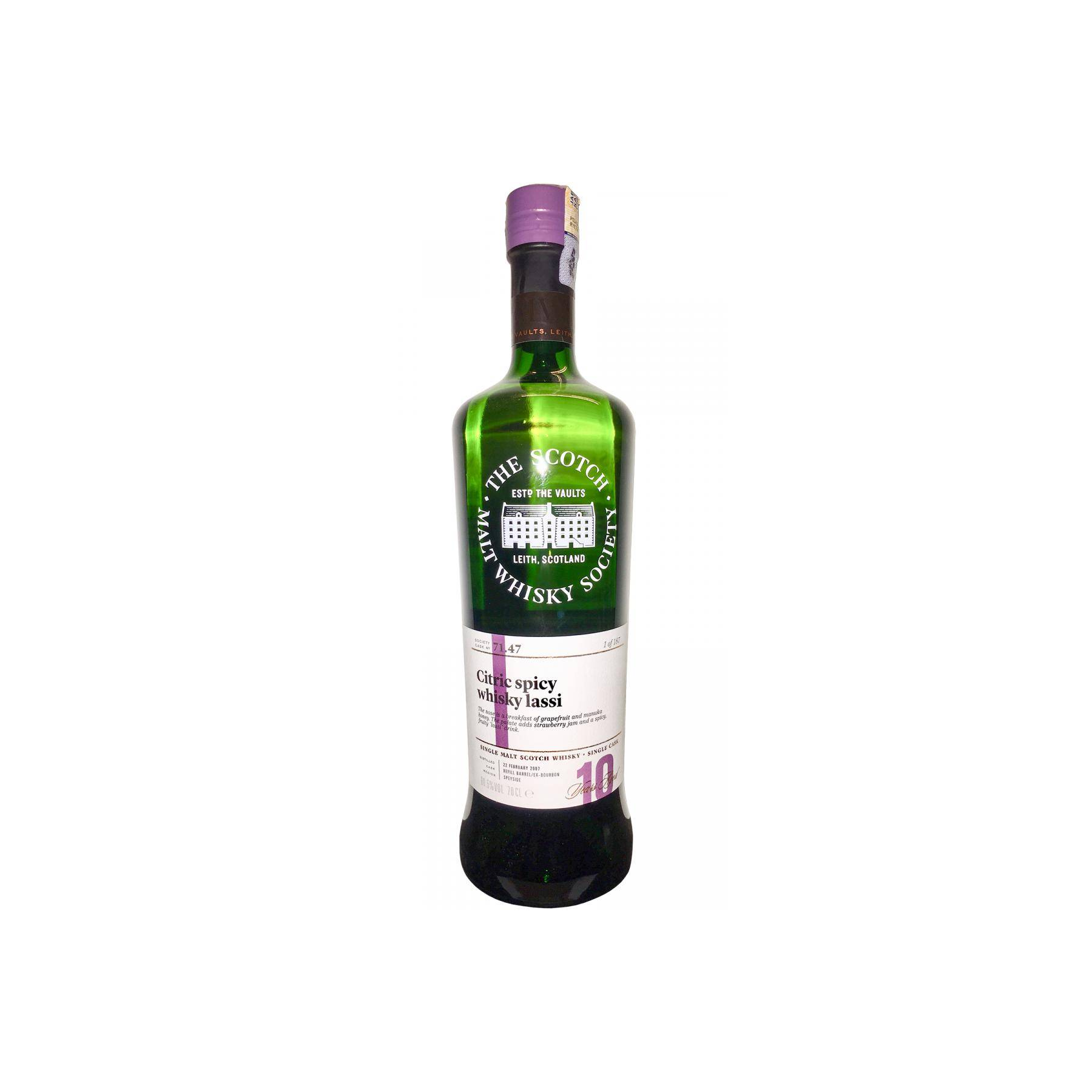 The Scotch Malt Whisky Society 2007 10 Years Single Malt Whisky