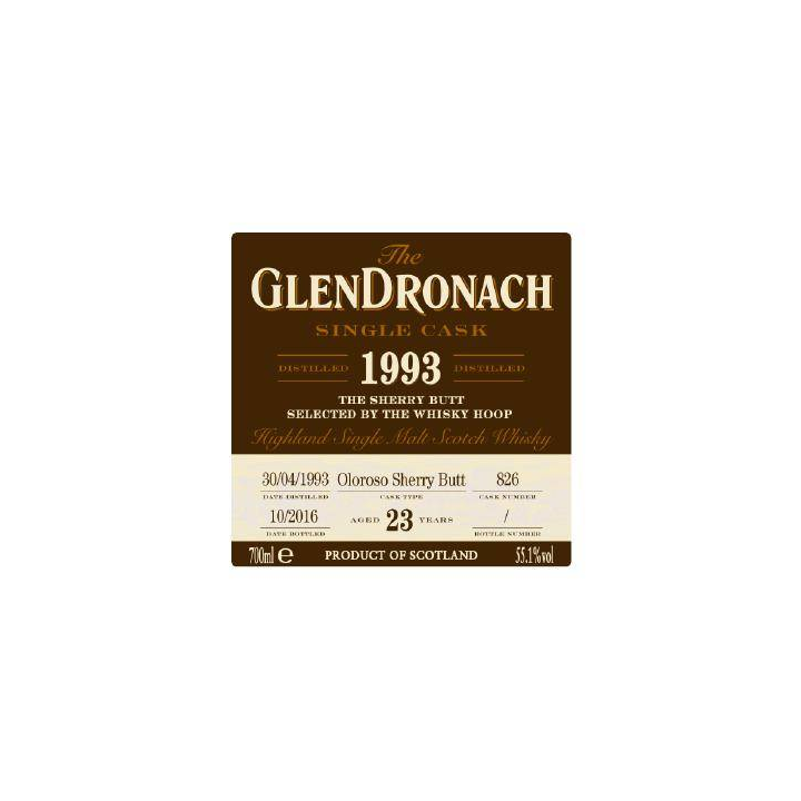 GlenDronach Single Cask 1993 23 Years Single Malt Whisky 2