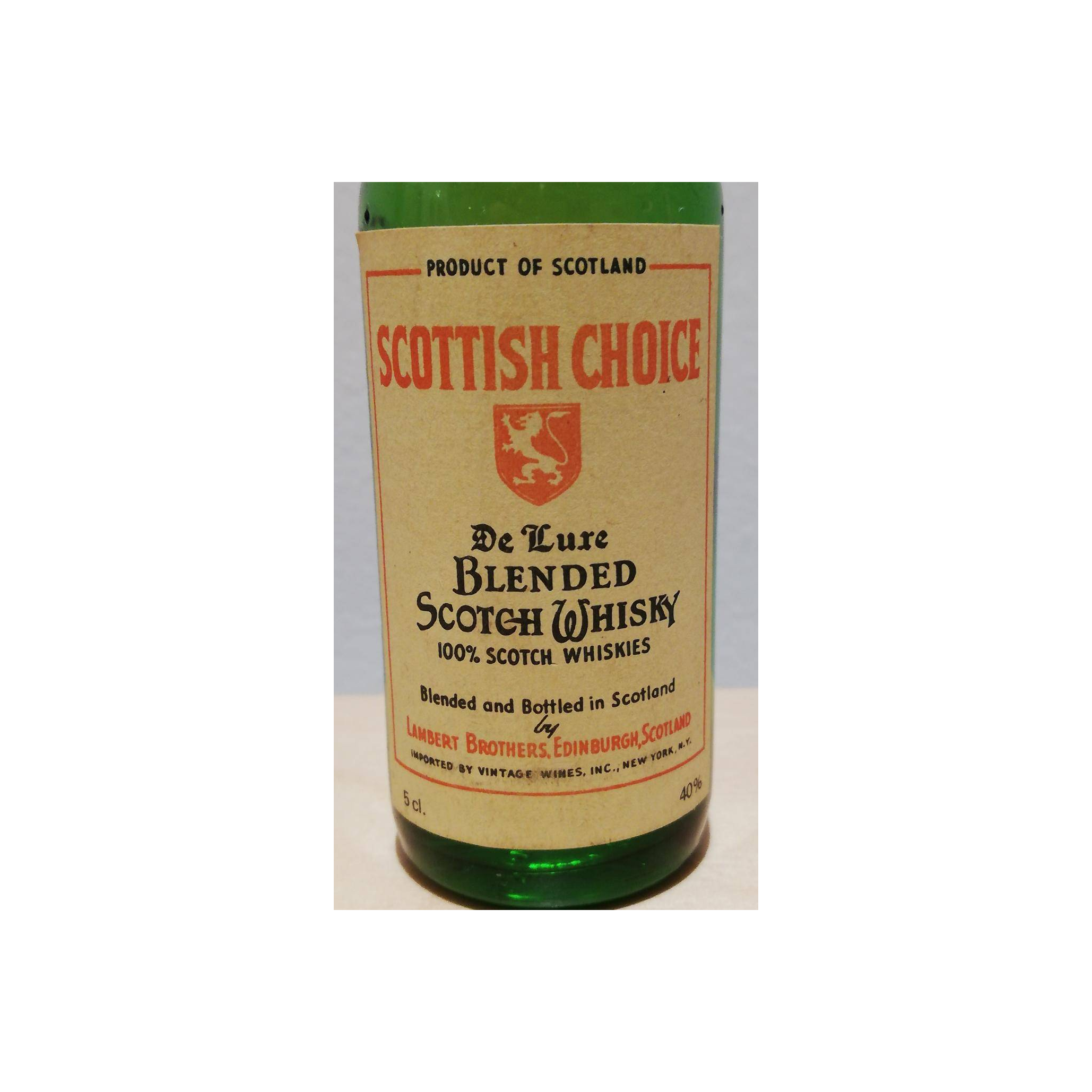 Scottish Choice De Luxe Blended Scotch Whisky 3