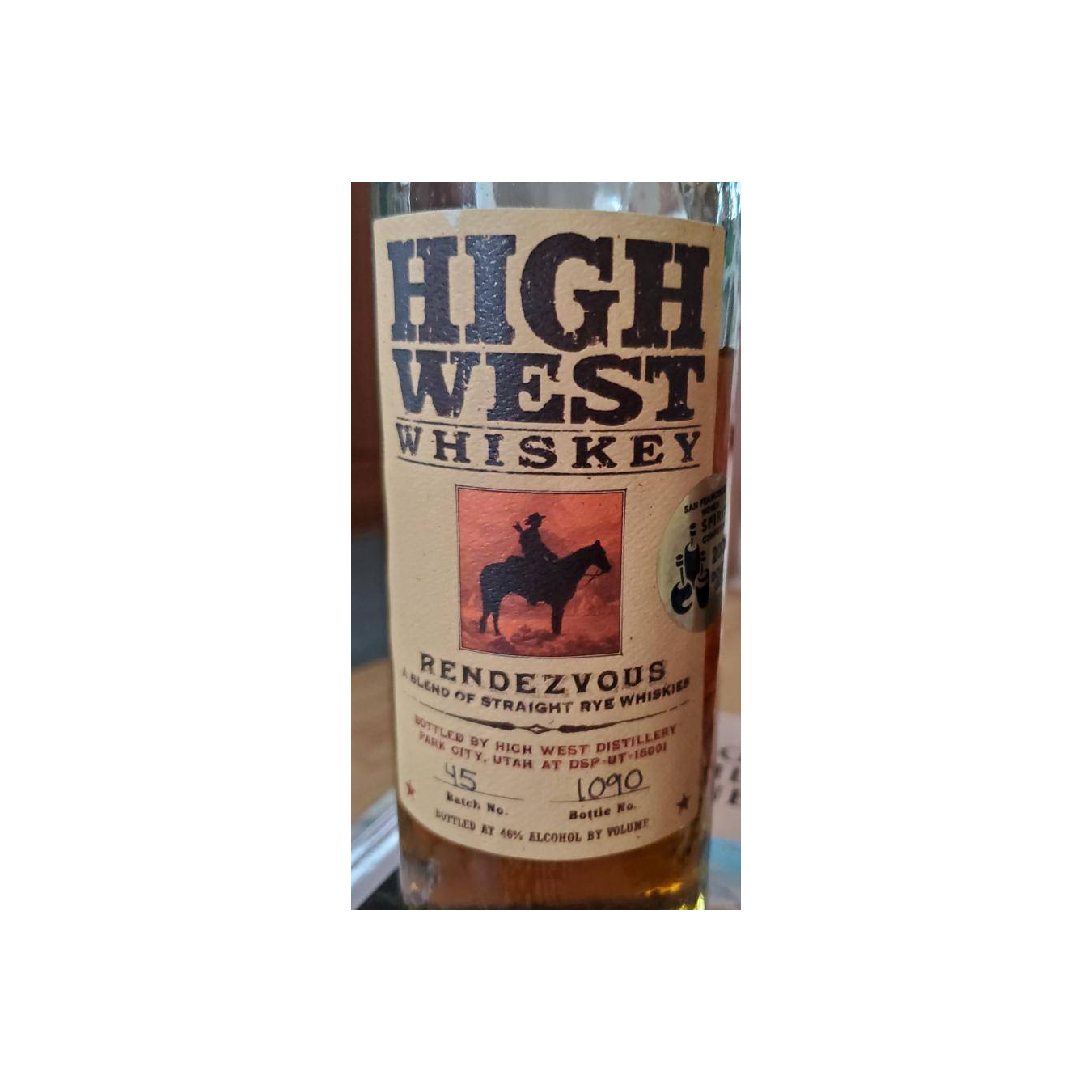 High West Rye Whisky