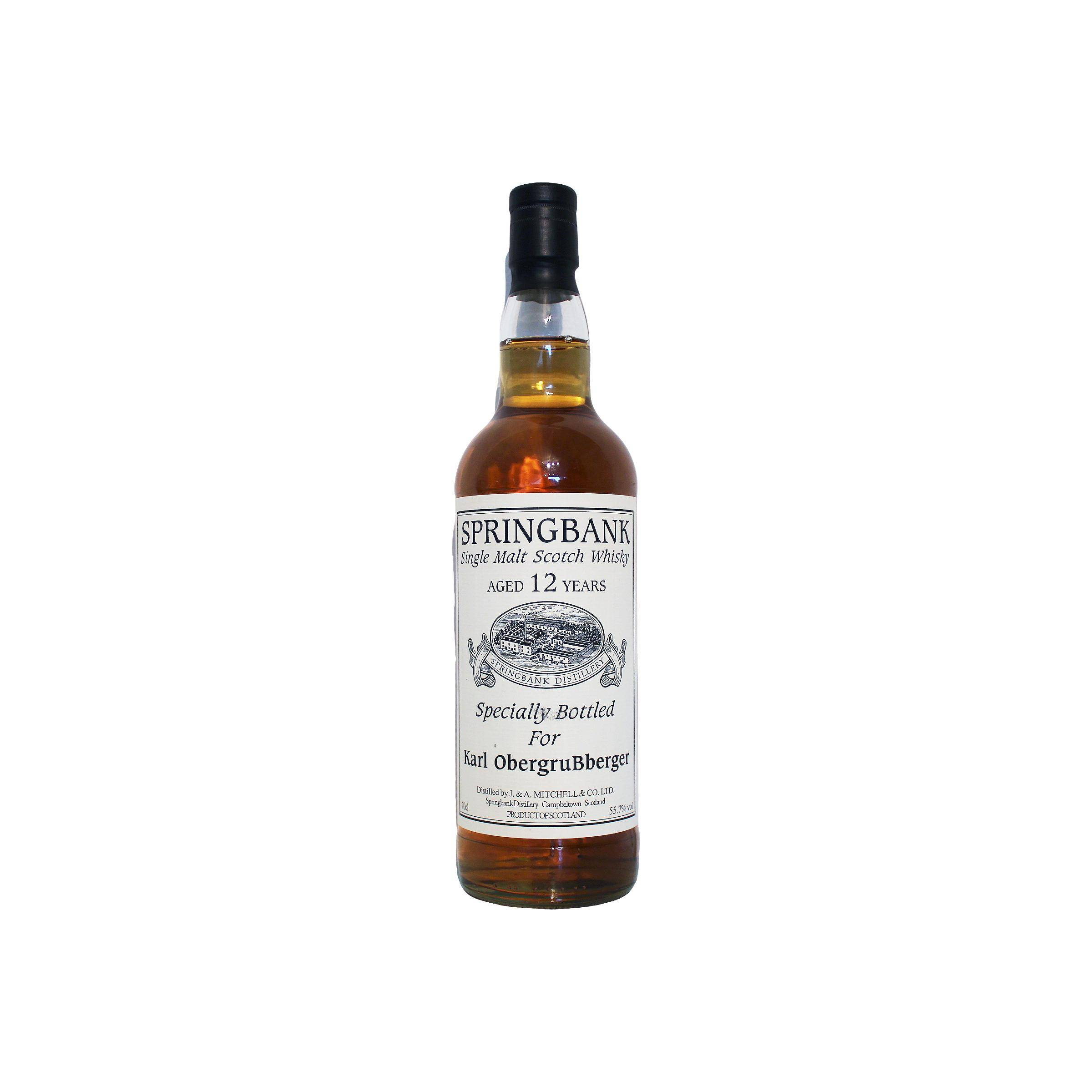 Springbank Private Bottling 12 Years Single Malt Whisky