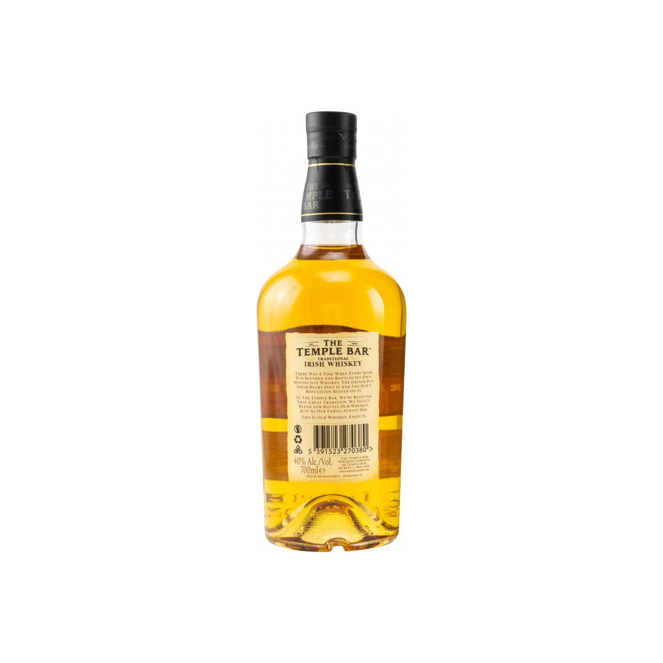 The Temple Bar Traditional Irish Whiskey 2