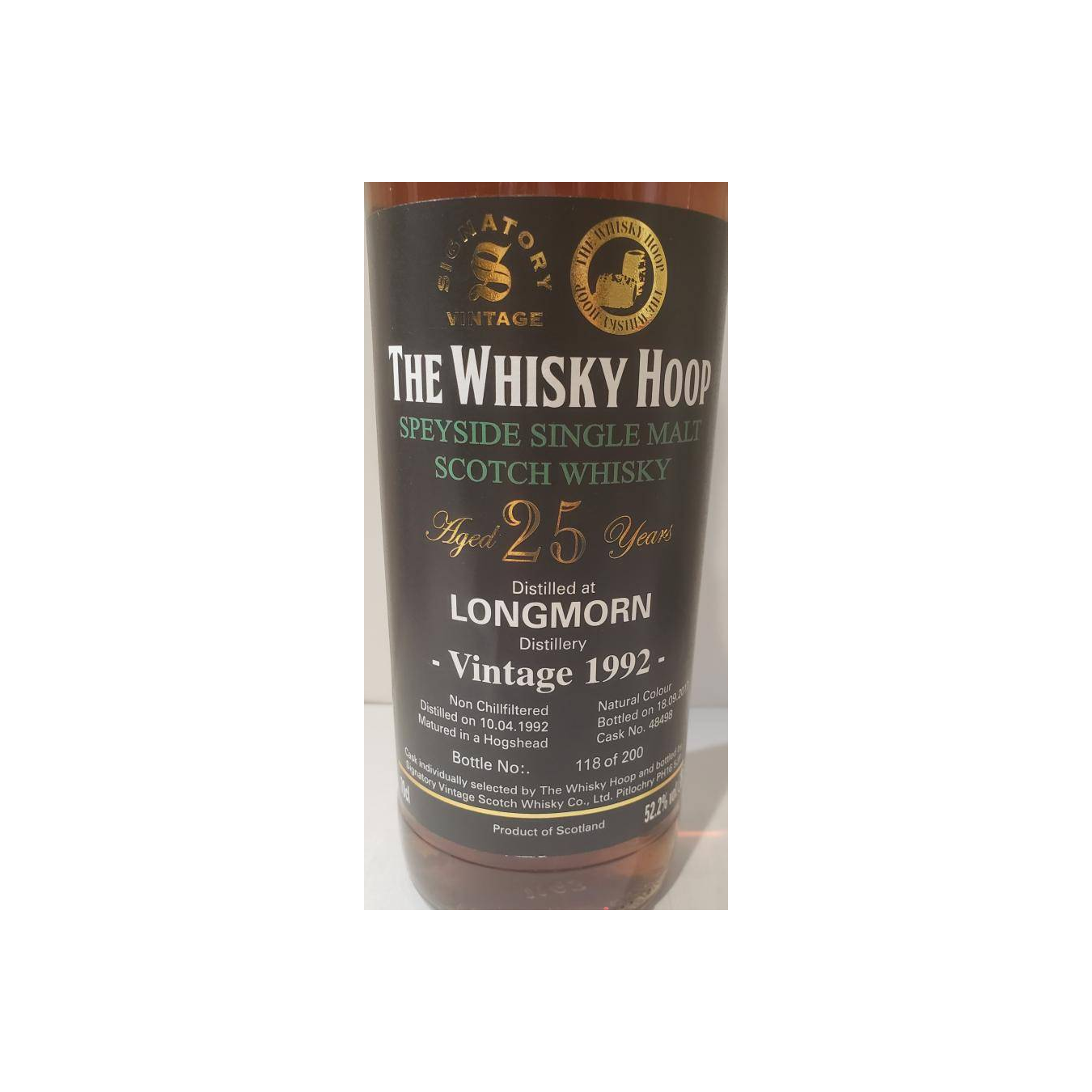 Longmorn 1992 25 Years Single Malt Whisky 2