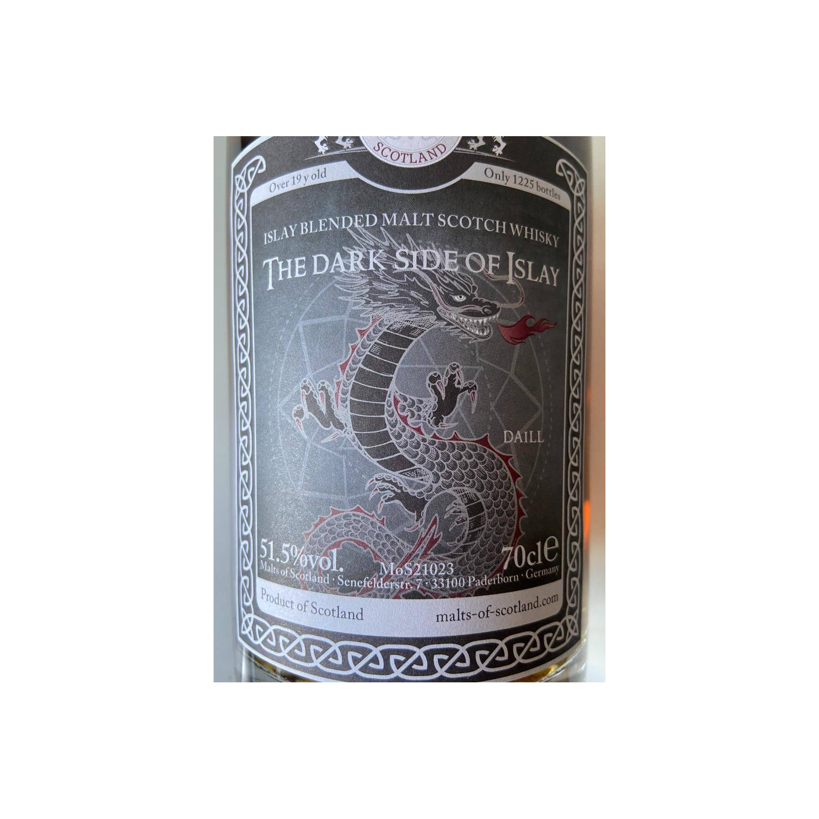 The Dark Side of Islay 19-year-old MoS 3