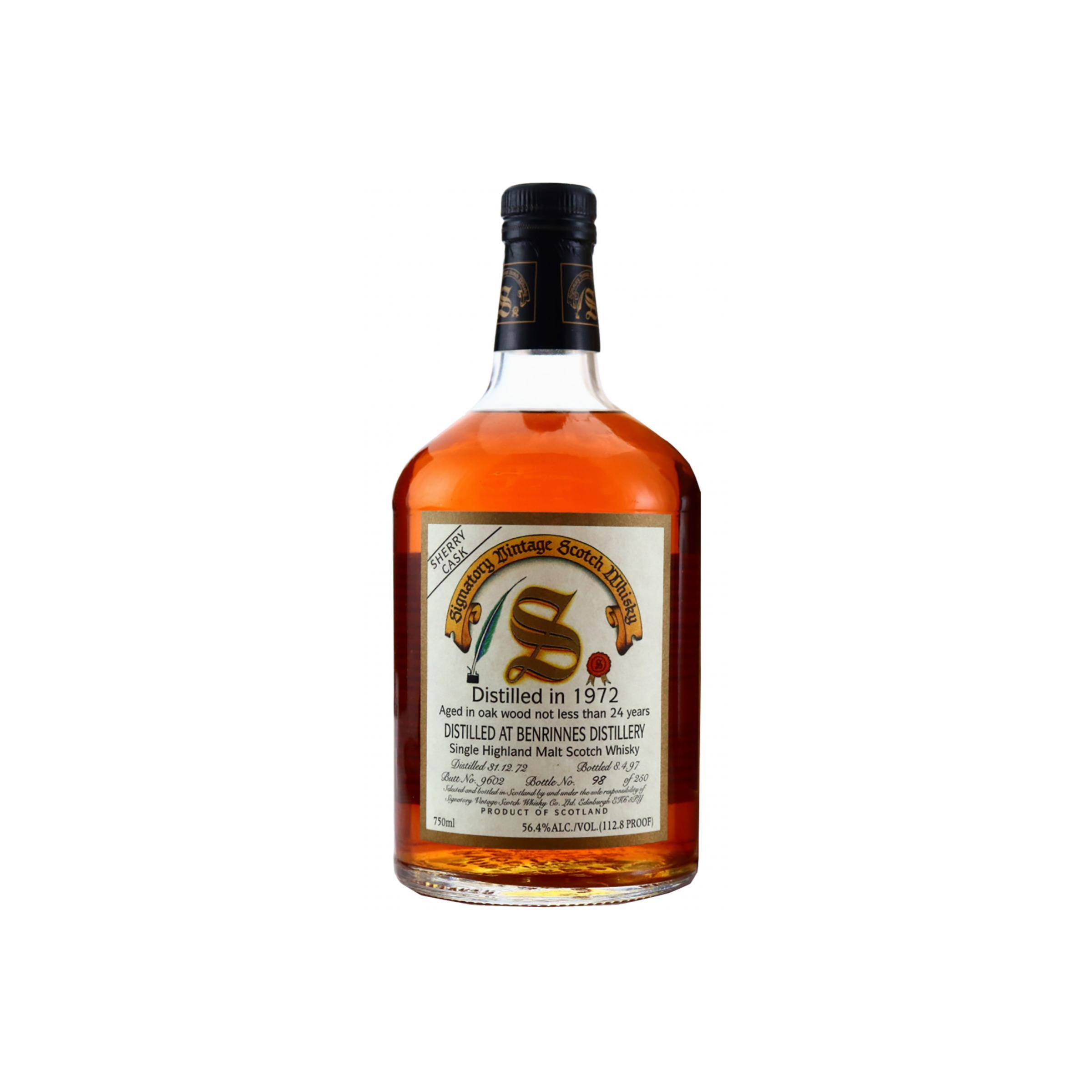 Benrinnes Vintage Collection - Dumpy 1972 24 Years Single Malt Whisky
