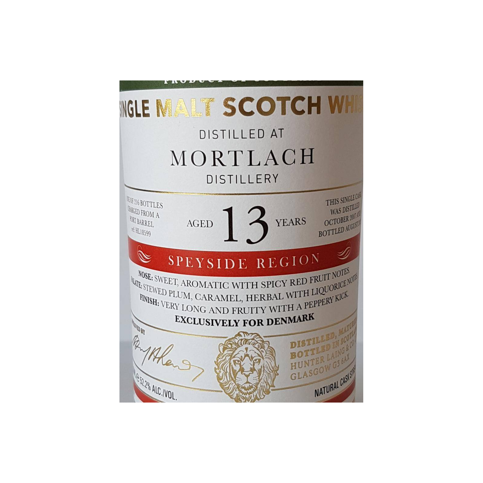 Mortlach Old Malt Cask 2007 13 Years Single Malt Whisky 2