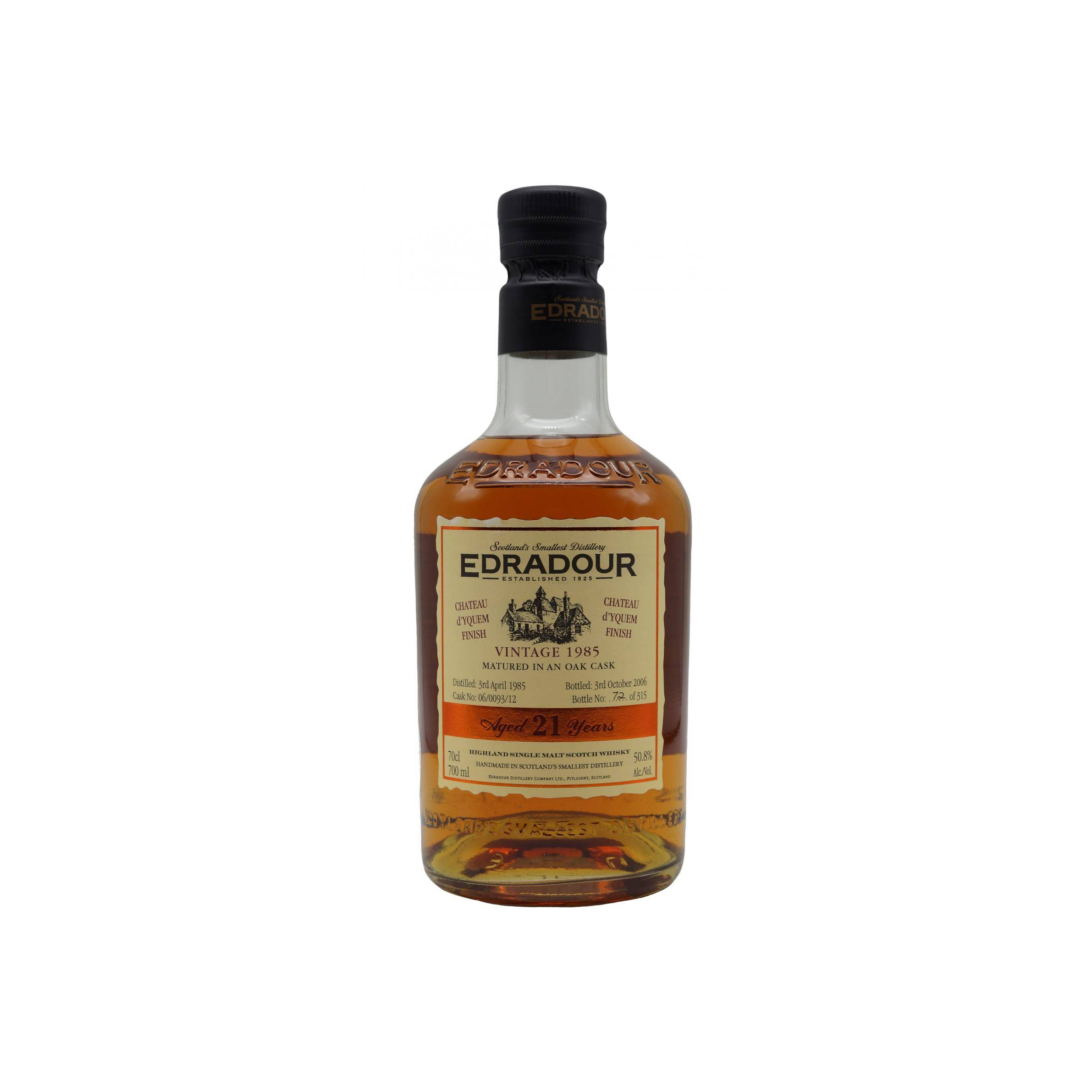 Edradour 1985 21 Years Single Malt Whisky